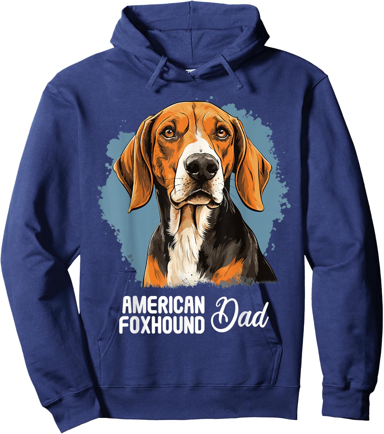 American Foxhound Dad Dog American Foxhound Hoodie - Hoodie | Navy