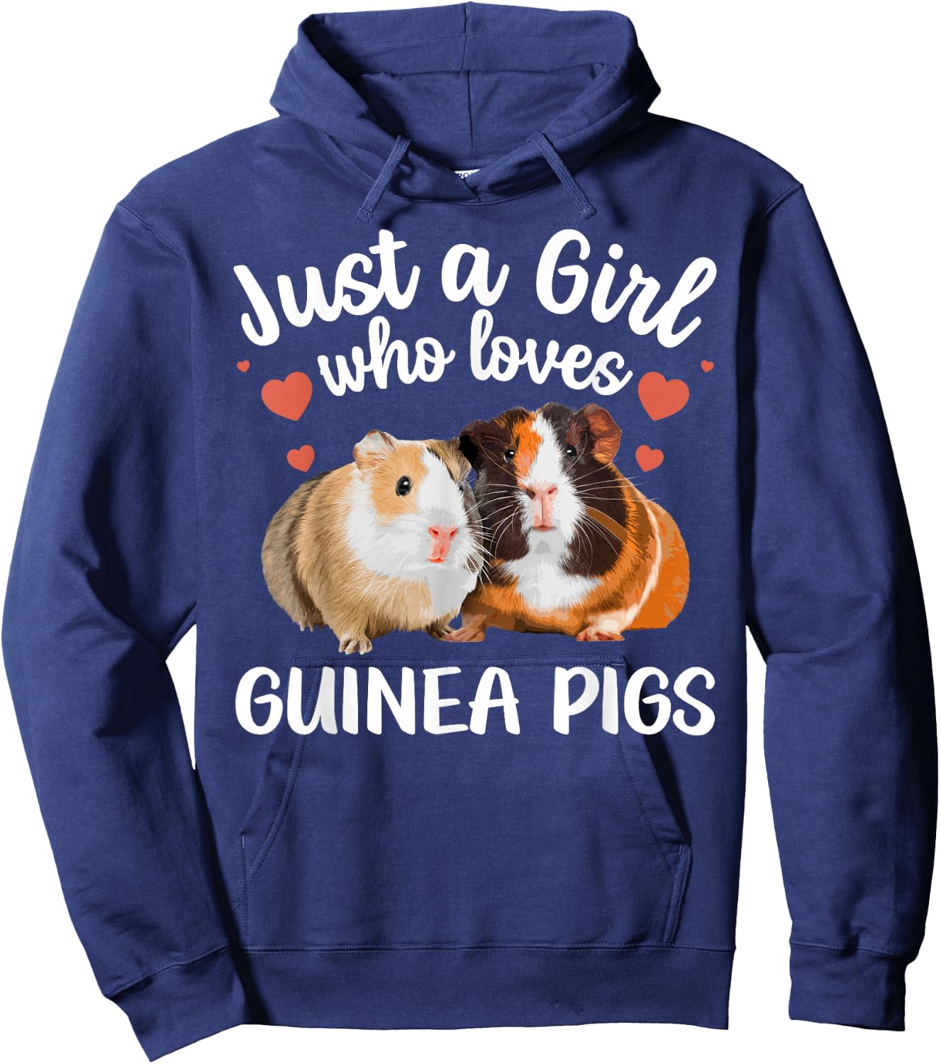 Guinea Pig Clothes Girls Kids Guinea Pig Lovers Hoodie - Hoodie | Navy