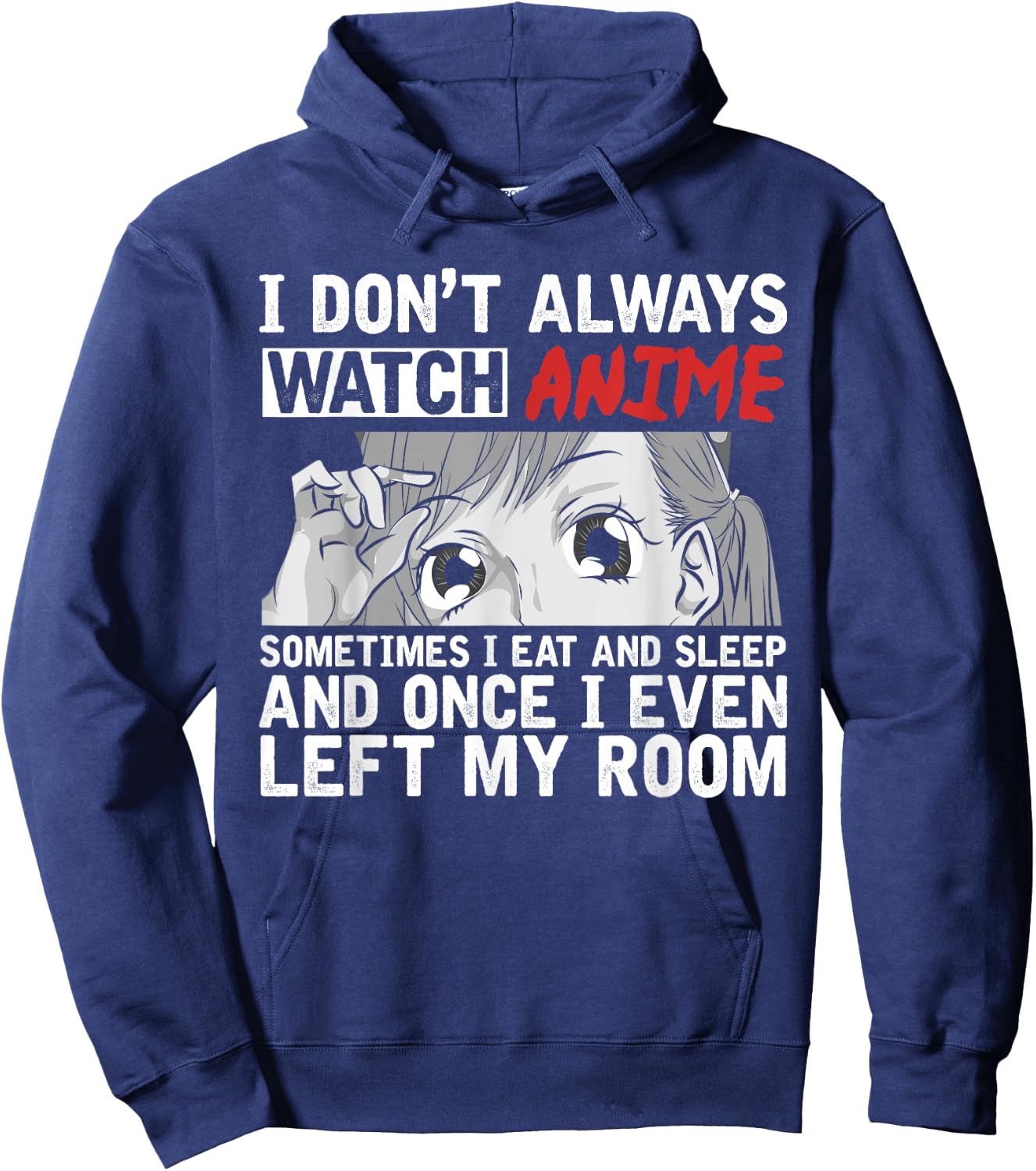 Japanese Otaku Asia Manga Fan Gift Funny Anime Hoodie - Hoodie | Navy