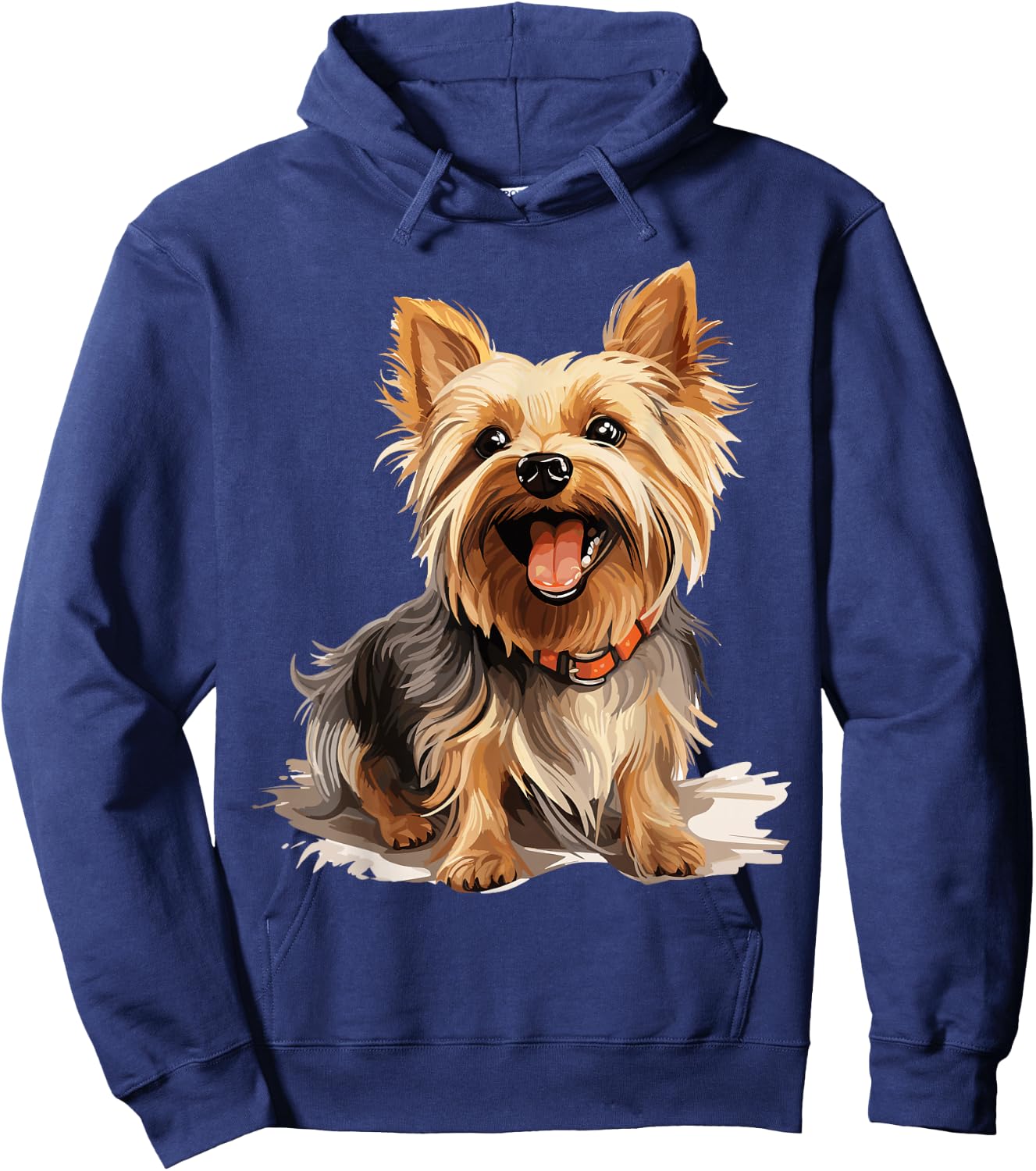 Yorkshire Terrier Yorkie Dog Breed Cute Graphic Hoodie - Hoodie | Navy