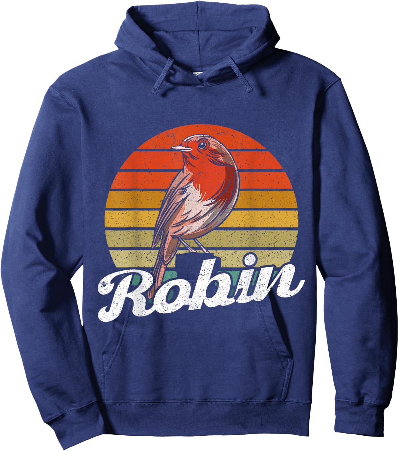Robin bird design gift bird lover Hoodie - Hoodie | Navy
