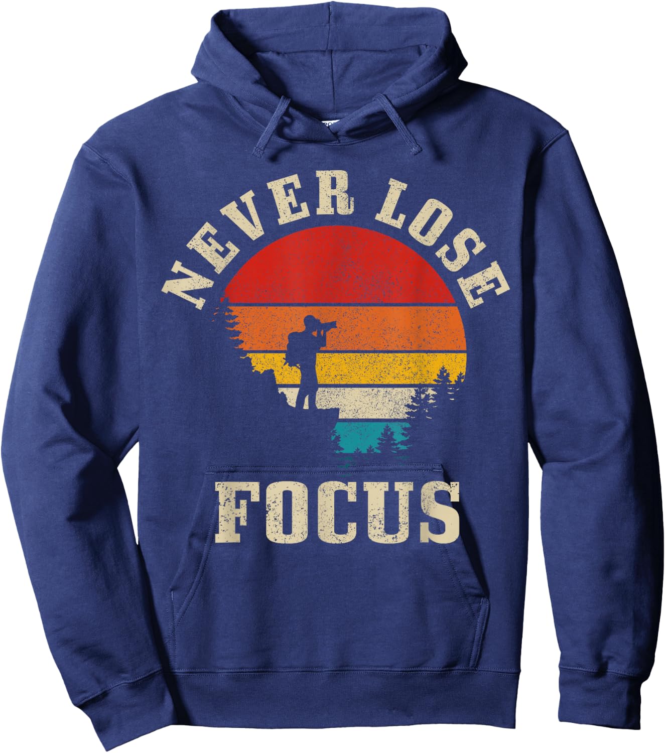 Photographer Gift Vintage Camera Photography Hoodie - Hoodie | Navy