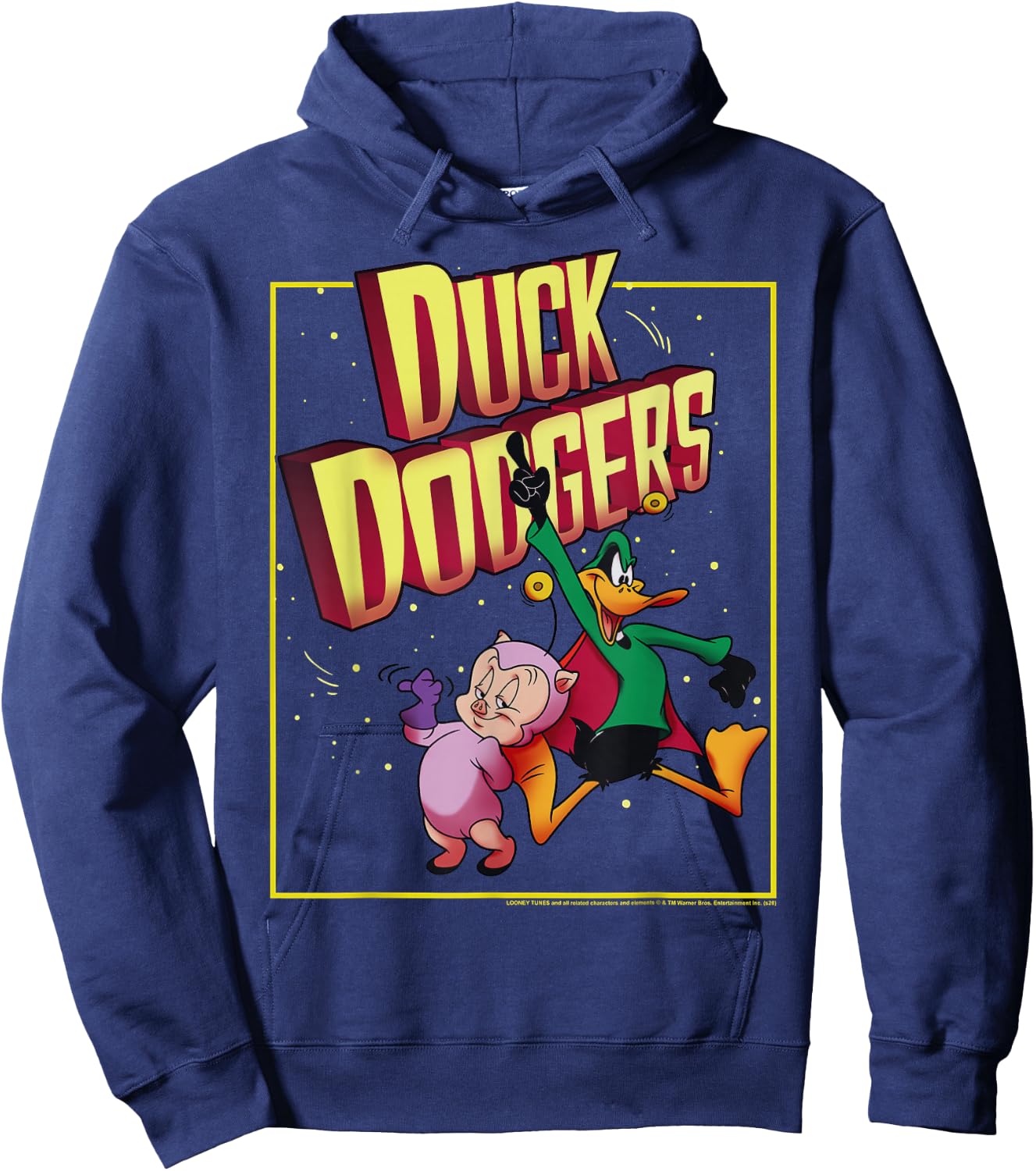Looney Tunes Duck Dodgers Duo Hoodie - Hoodie | Navy