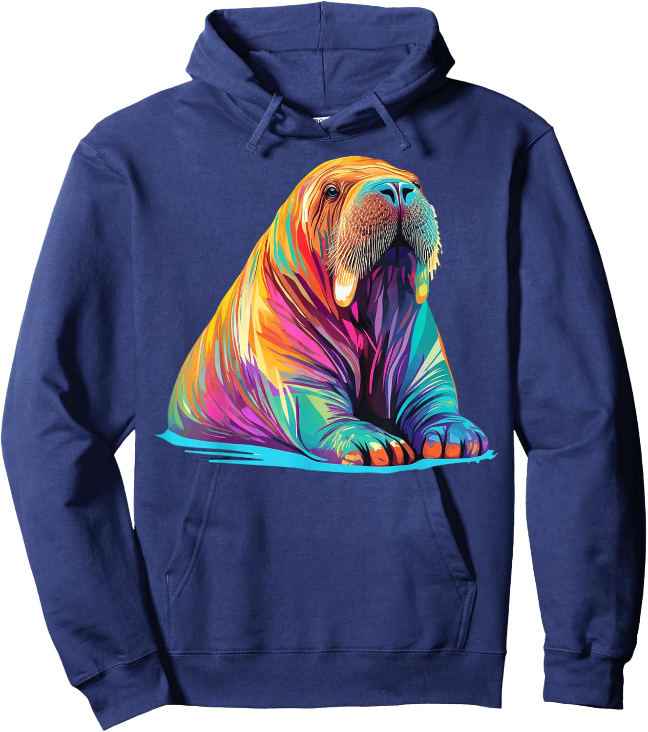 Walrus Vivid Hoodie - Hoodie | Navy