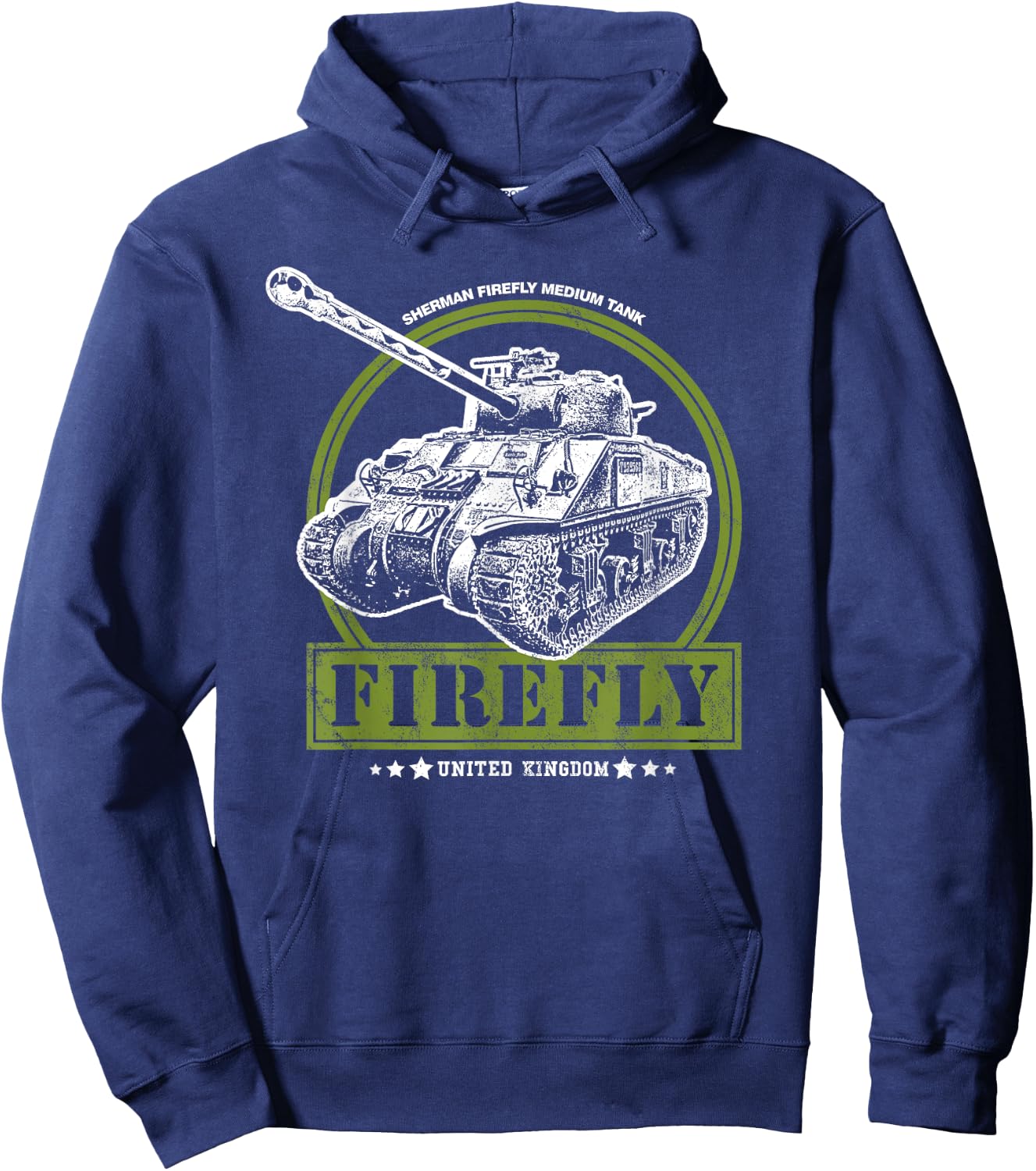 WW2 Sherman Firefly Hoodie - Hoodie | Navy