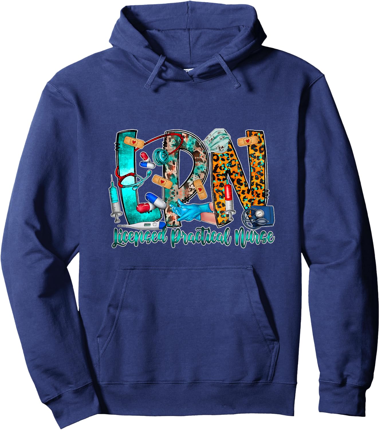LPN Licensed Practical Nurse Hoodie - Hoodie | Navy