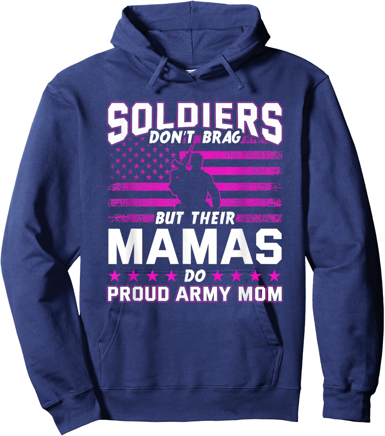 Proud Army Mom Mothers Day Hoodie - Hoodie | Navy