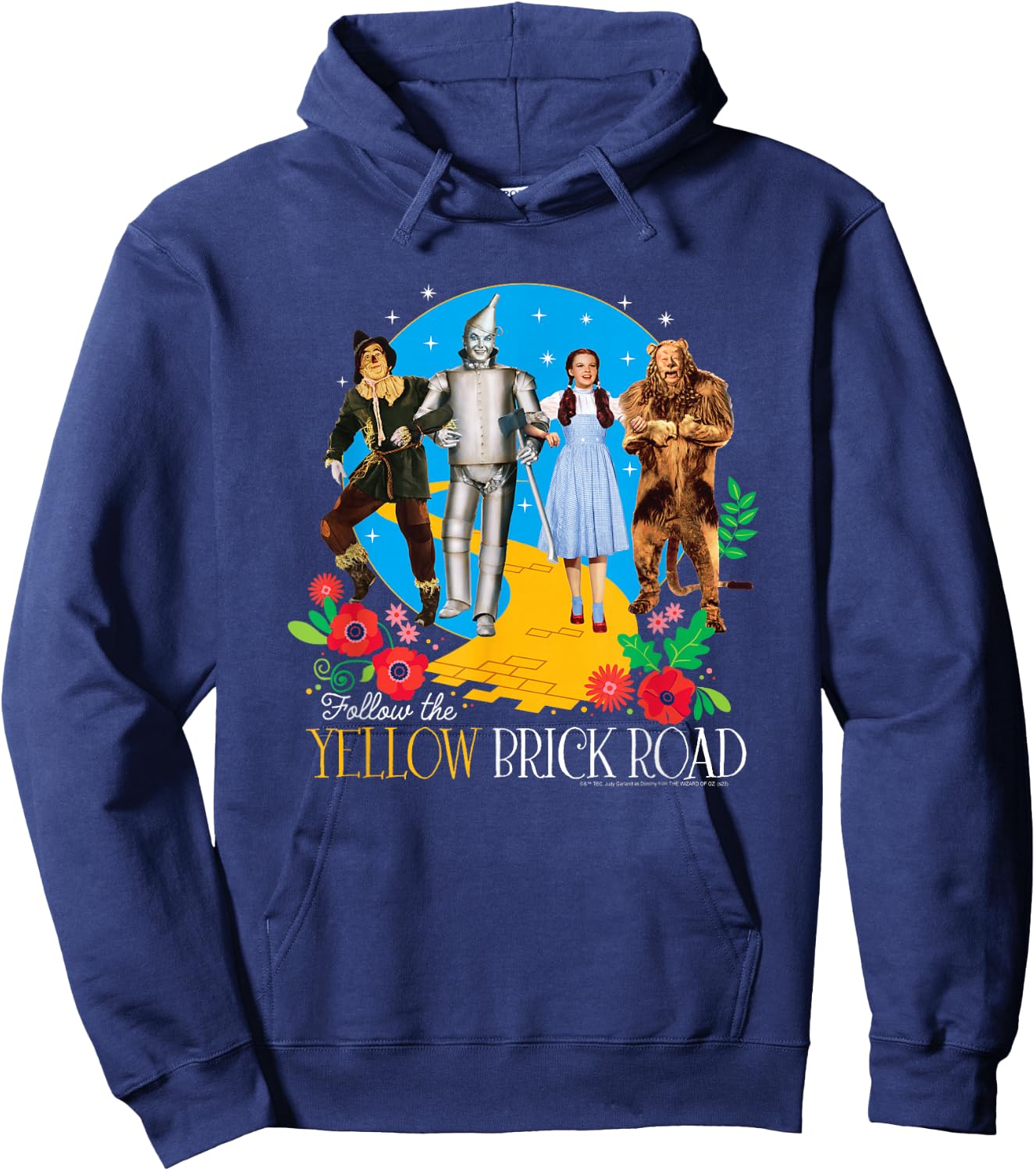 The Wizard of Oz - Follow The Yellow Brick Road Hoodie - Hoodie | Navy