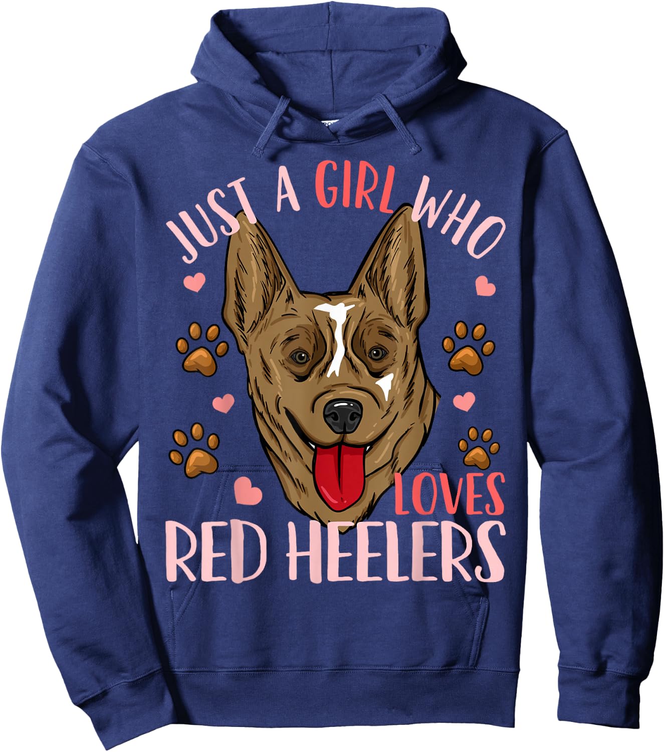 Red Heeler Hoodie - Hoodie | Navy