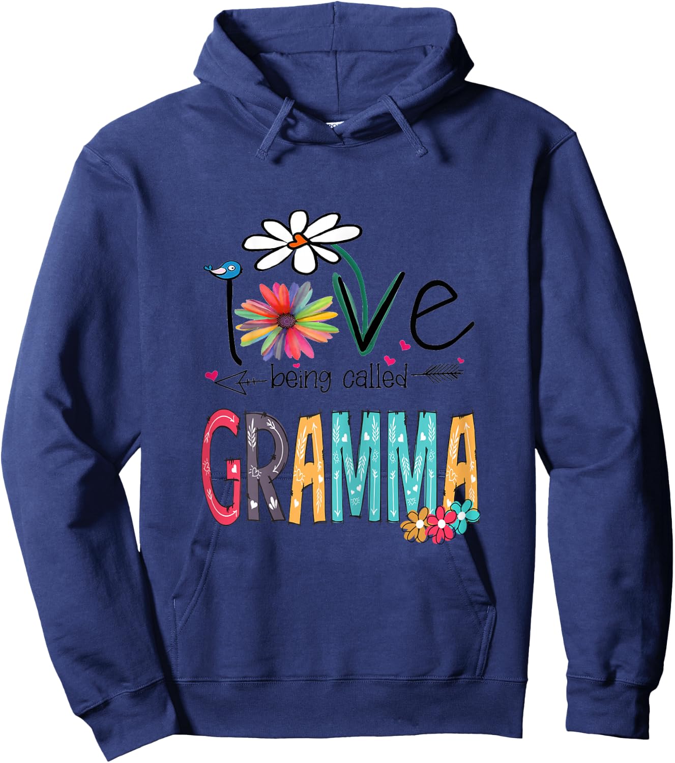 Gramma Gift I Love Being Called Mother's Day Hoodie - Hoodie | Navy