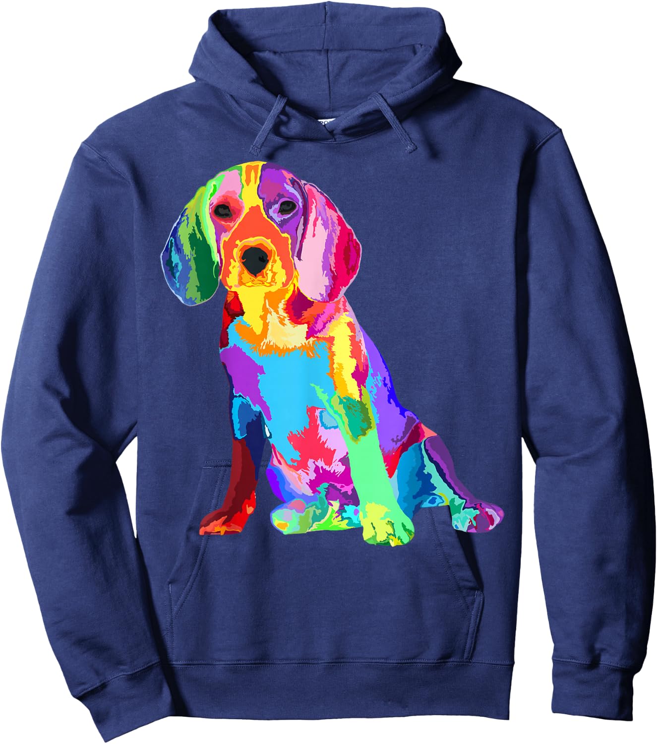 Dog Lover Gifts 's Beagle Colorful Beagle Men's Hoodie - Hoodie | Navy