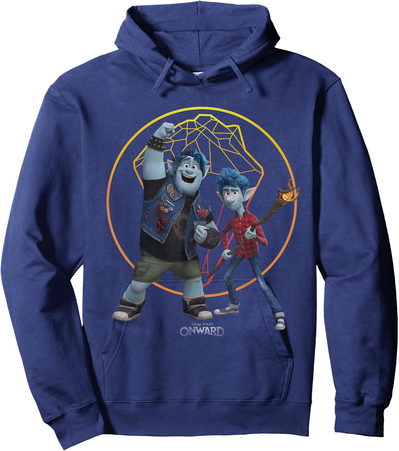 Disney Pixar Onward Ian & Barley Magic Gem Hoodie - Hoodie | Navy