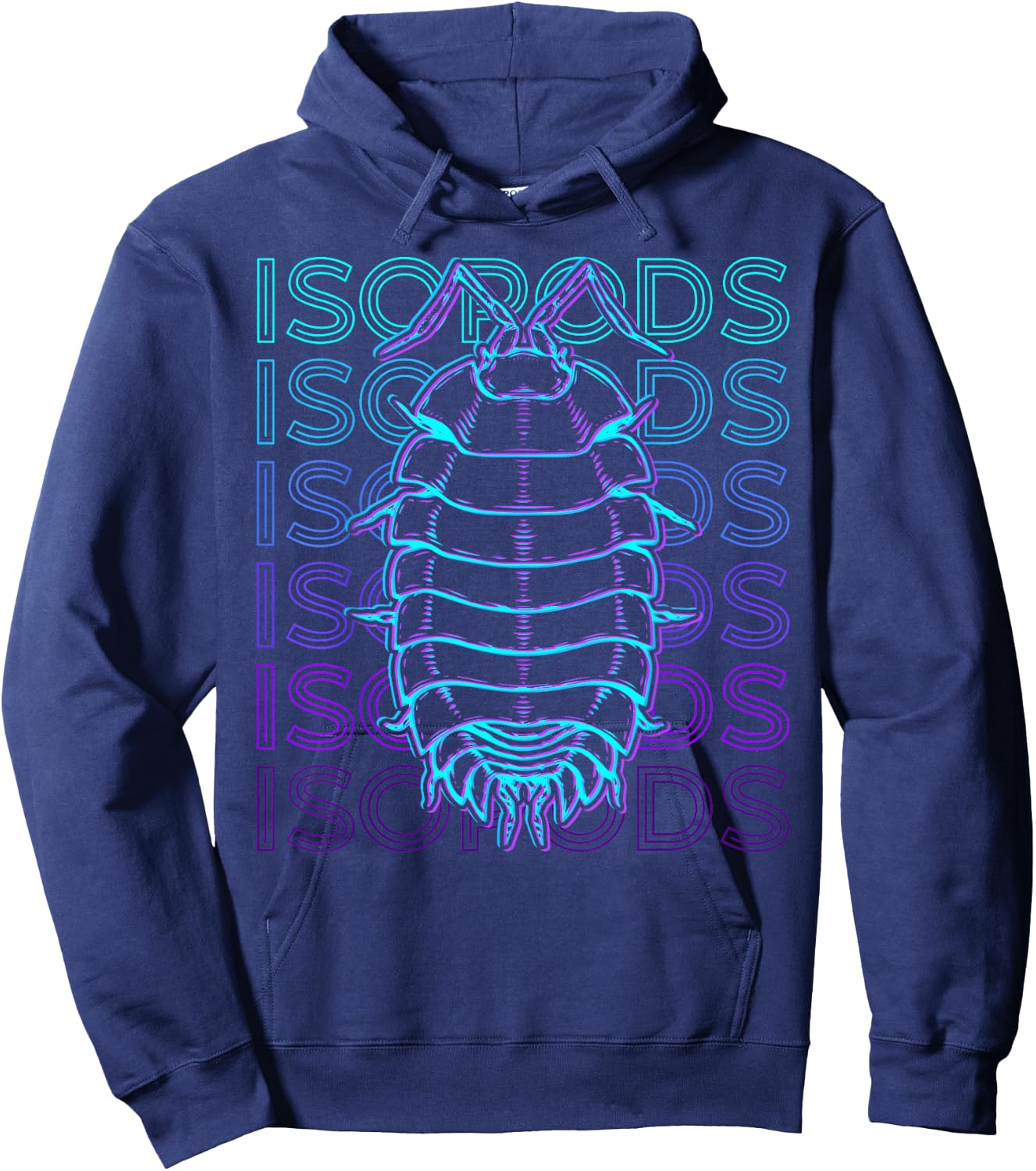 Isopods Bug Collector Retro Hoodie - Hoodie | Navy