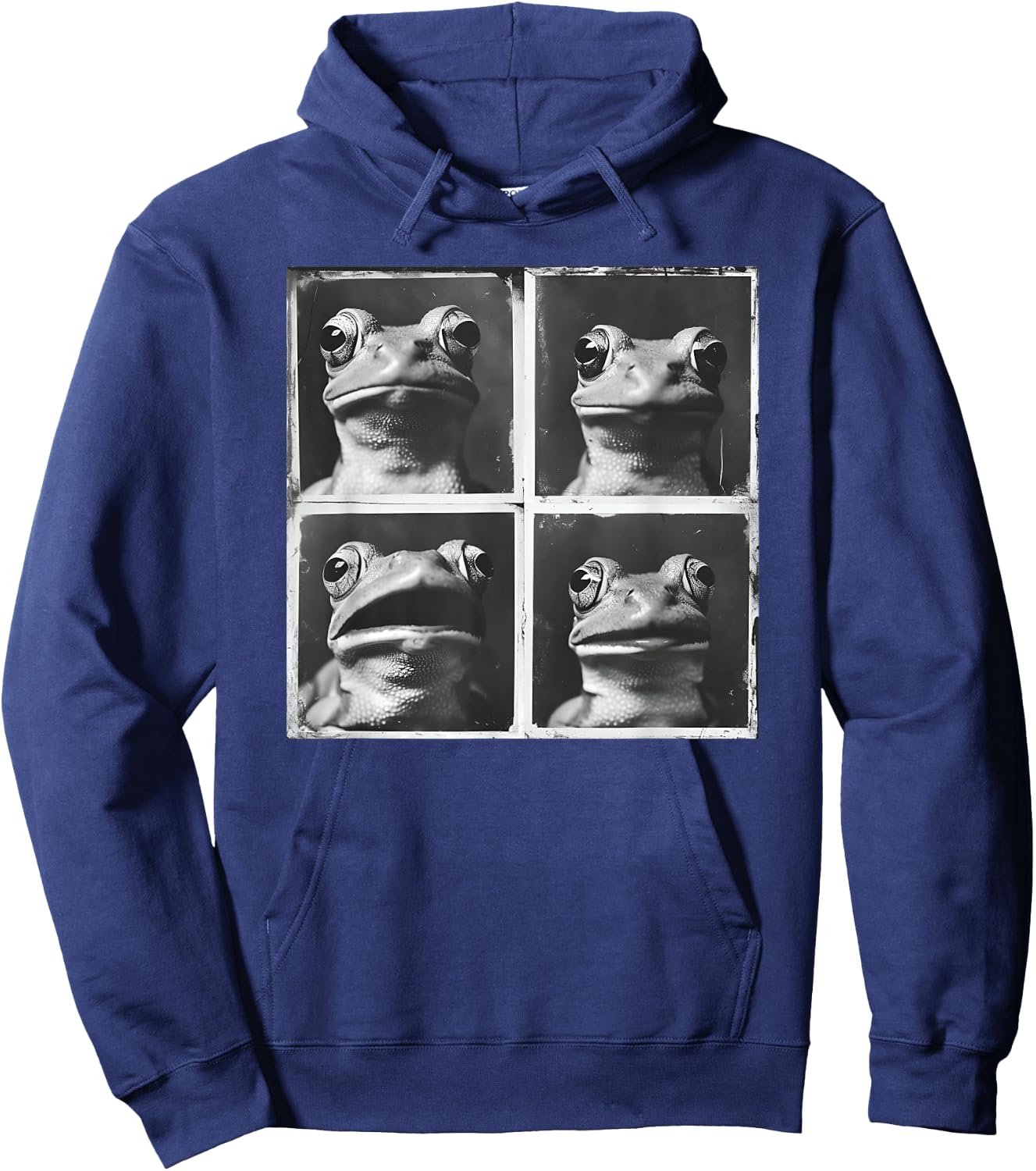 Funny Frog Face Love Frogs Toad Weird Frog Meme Hoodie - Hoodie | Navy