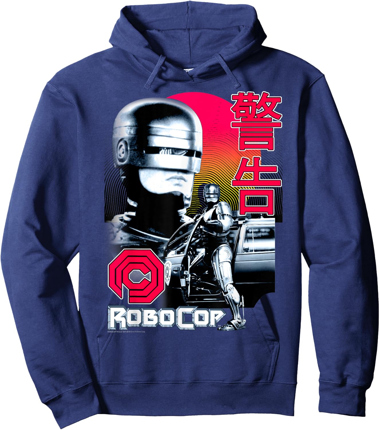 RoboCop Collage Poster Hoodie - Hoodie | Navy