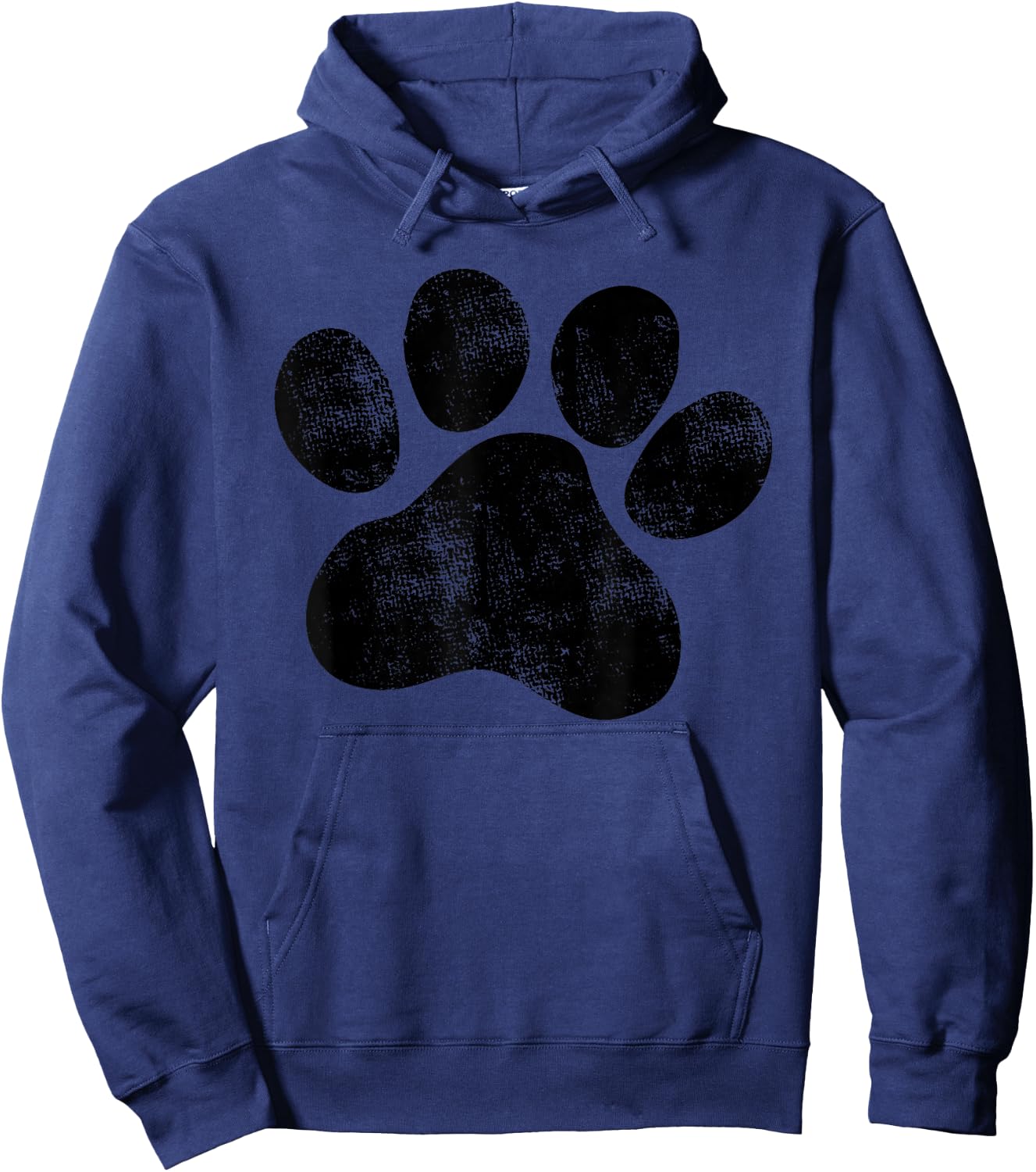 Vintage Dog Paw Men Kids Dog Lovers Small Hoodie - Hoodie | Navy