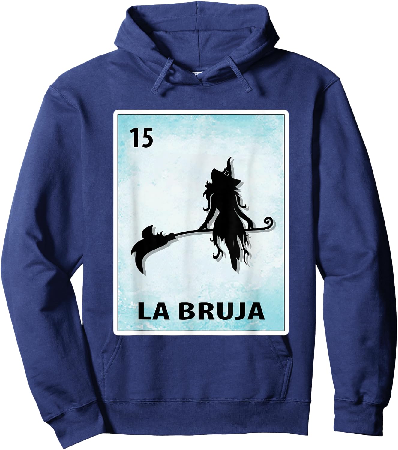La Bruja Mexican Witch Cards Halloween Hoodie - Hoodie | Navy