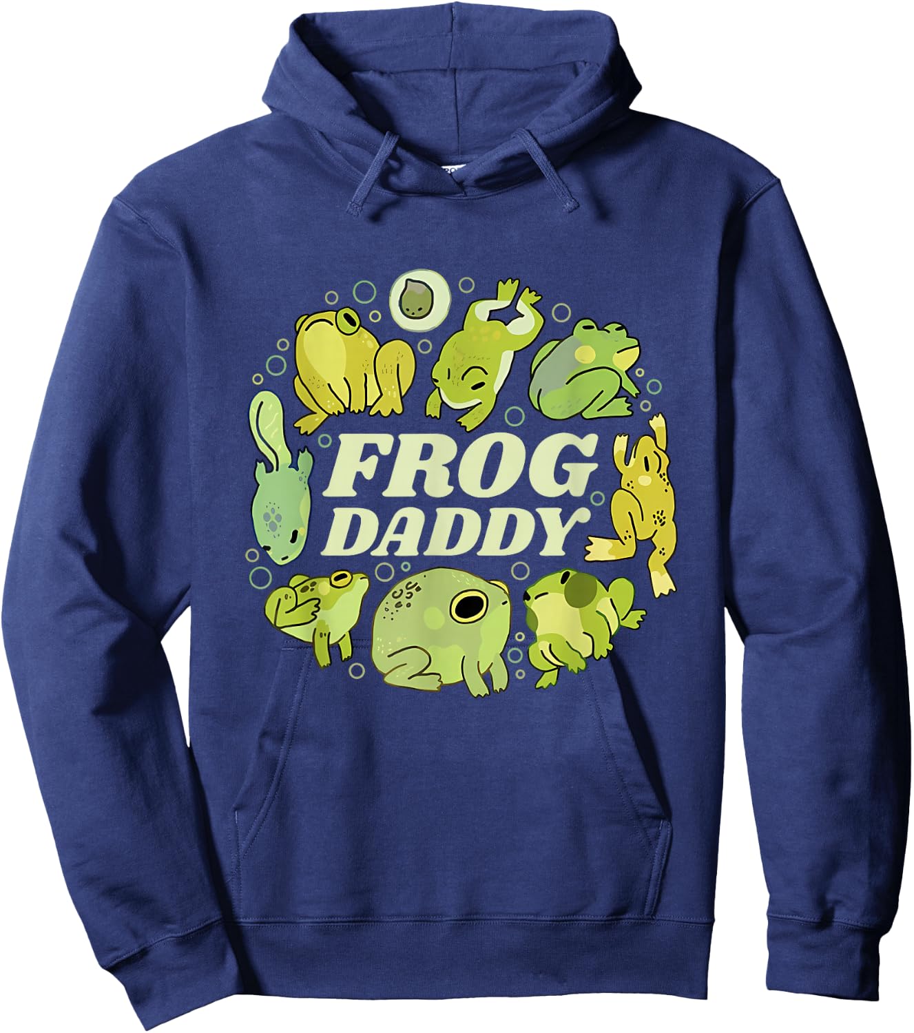 Frog Daddy Funny Apparel Hoodie - Hoodie | Navy