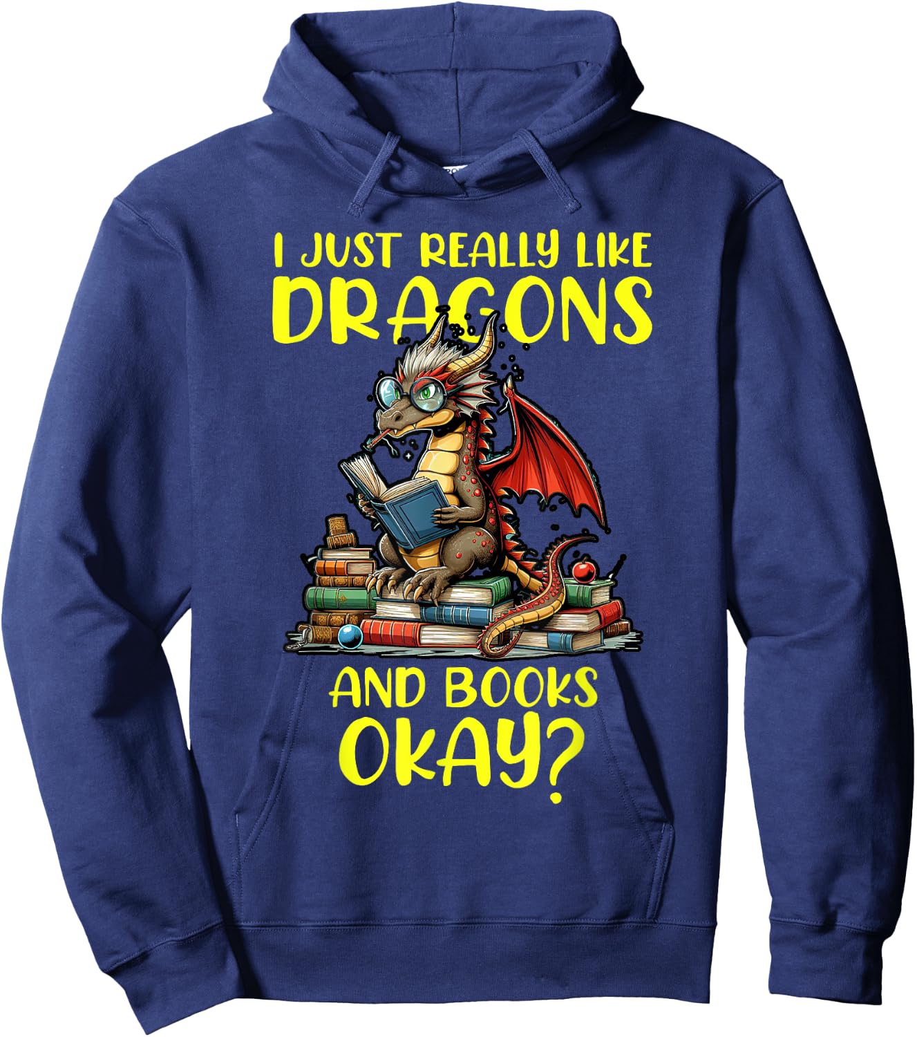 Dragon Chinese Mythical Creature Japanese Hoodie - Hoodie | Navy