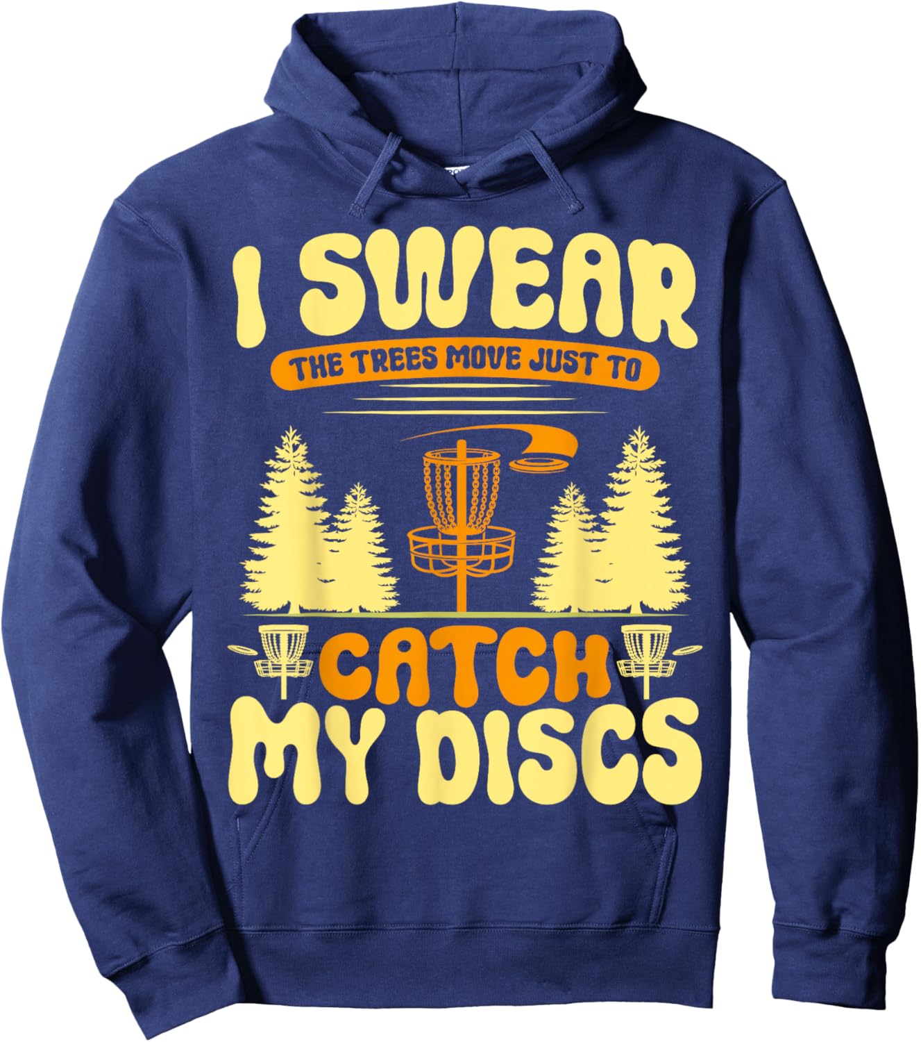 Disc Golf Player Funny Hoodie - Hoodie | Navy