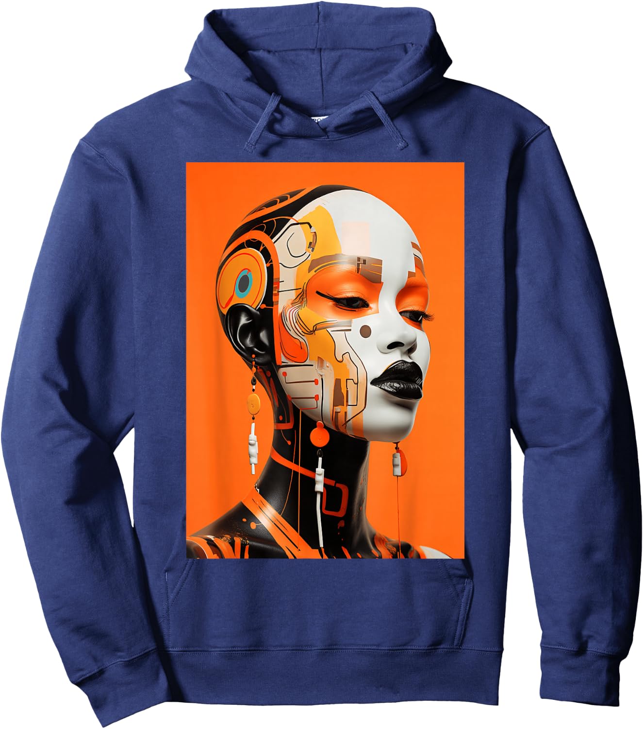 Afrofuturism: Art Photography Hoodie - Hoodie | Navy