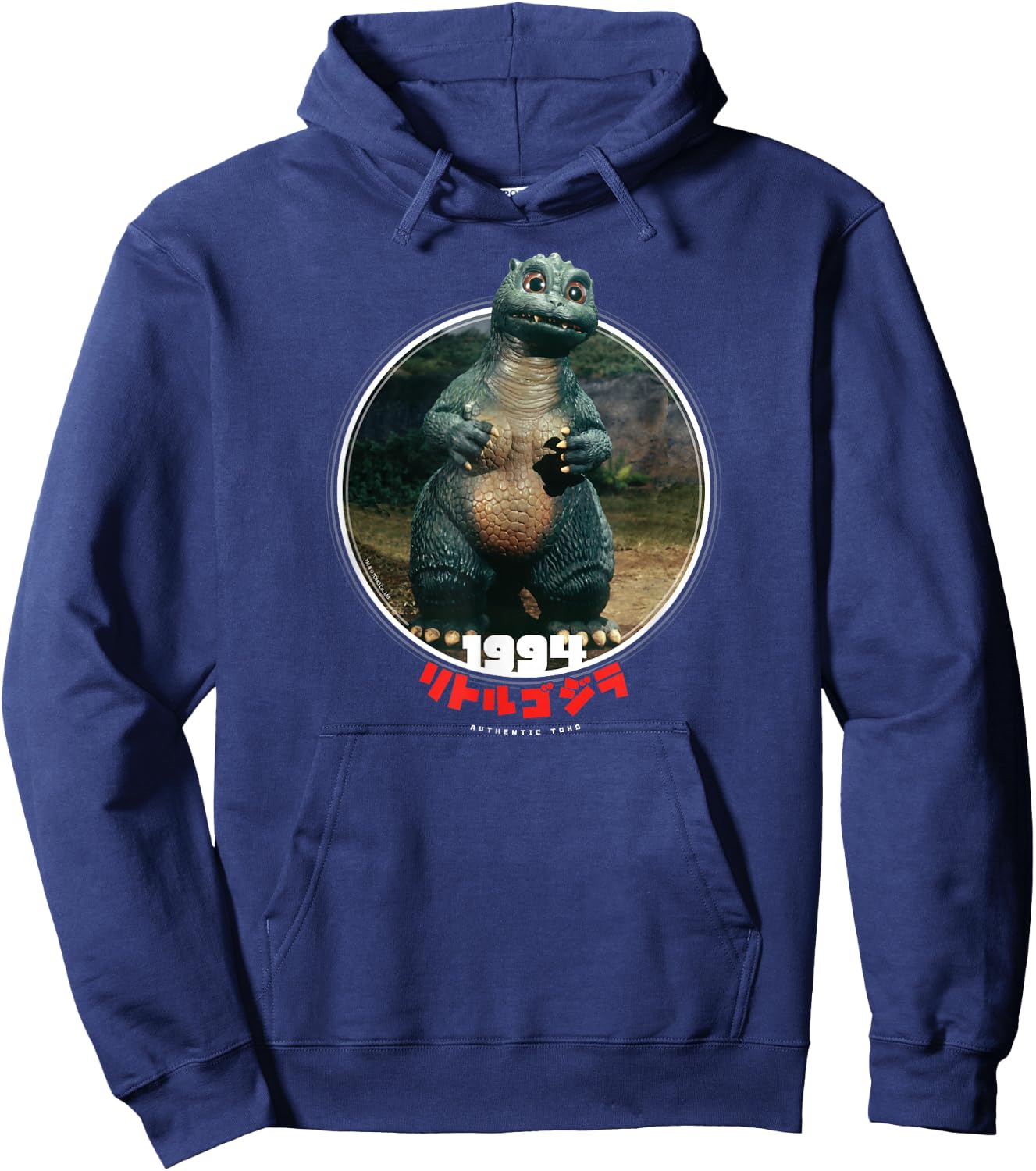 Godzilla Little Godzilla 1994 Icons of Toho Hoodie - Hoodie | Navy