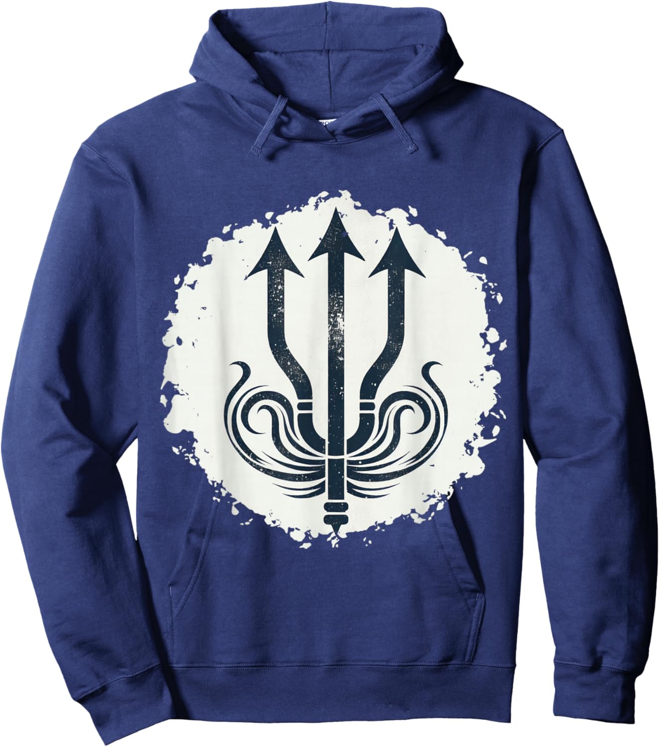 Trident Poseidon Symbol Ancient Greek God Hoodie - Hoodie | Navy