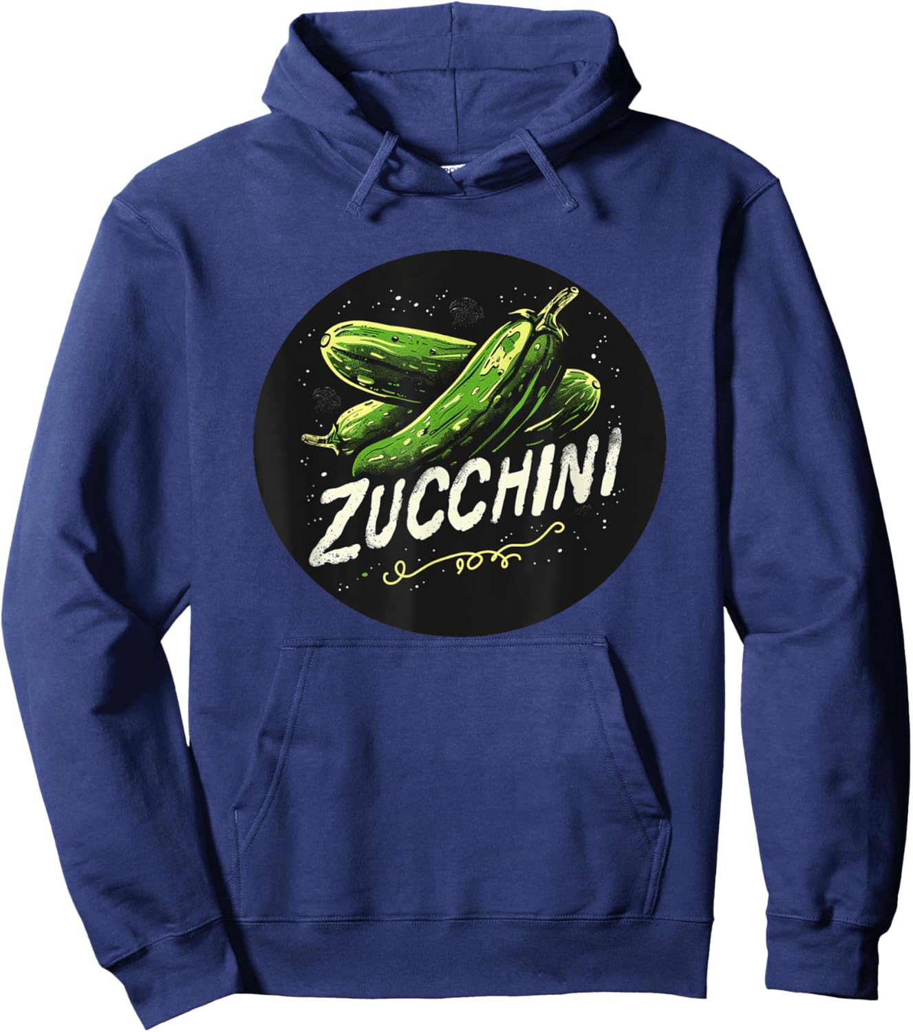 Happy Zucchini for Adults and Kids Hoodie - Hoodie | Navy