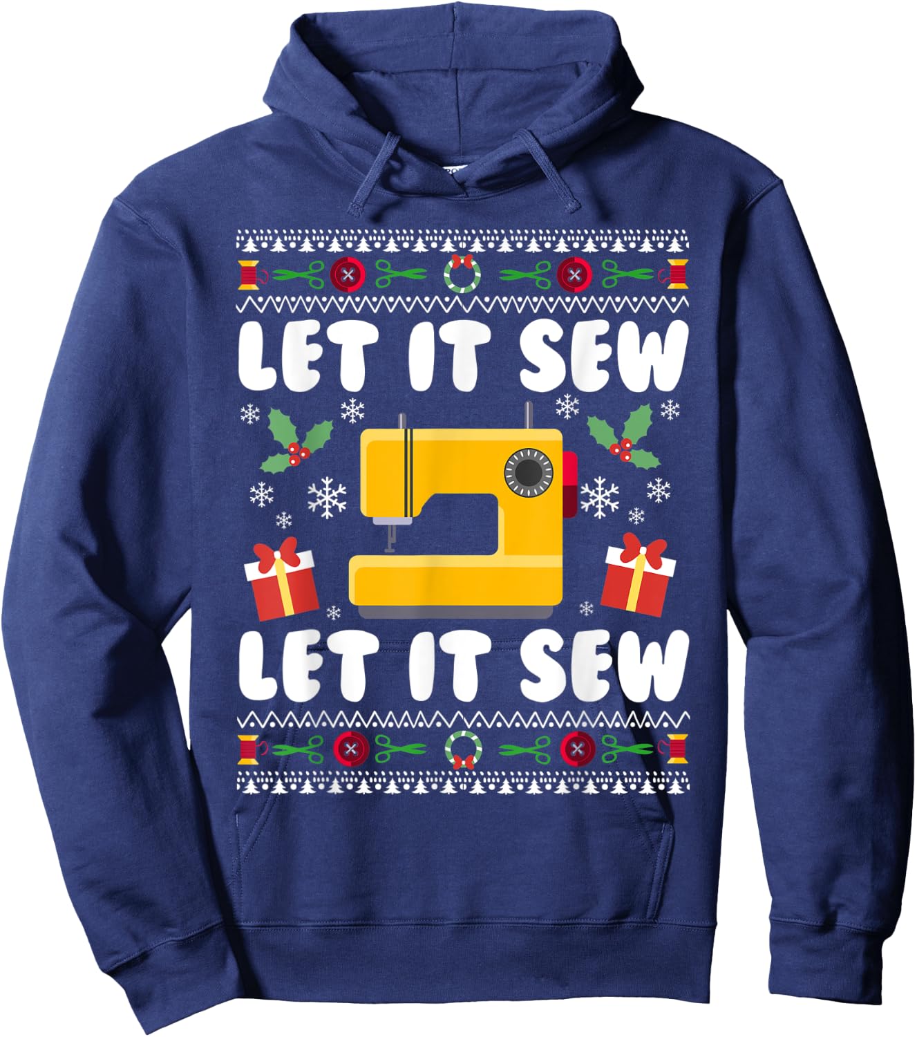 Let it Sew Let it Sew Hoodie - Hoodie | Navy