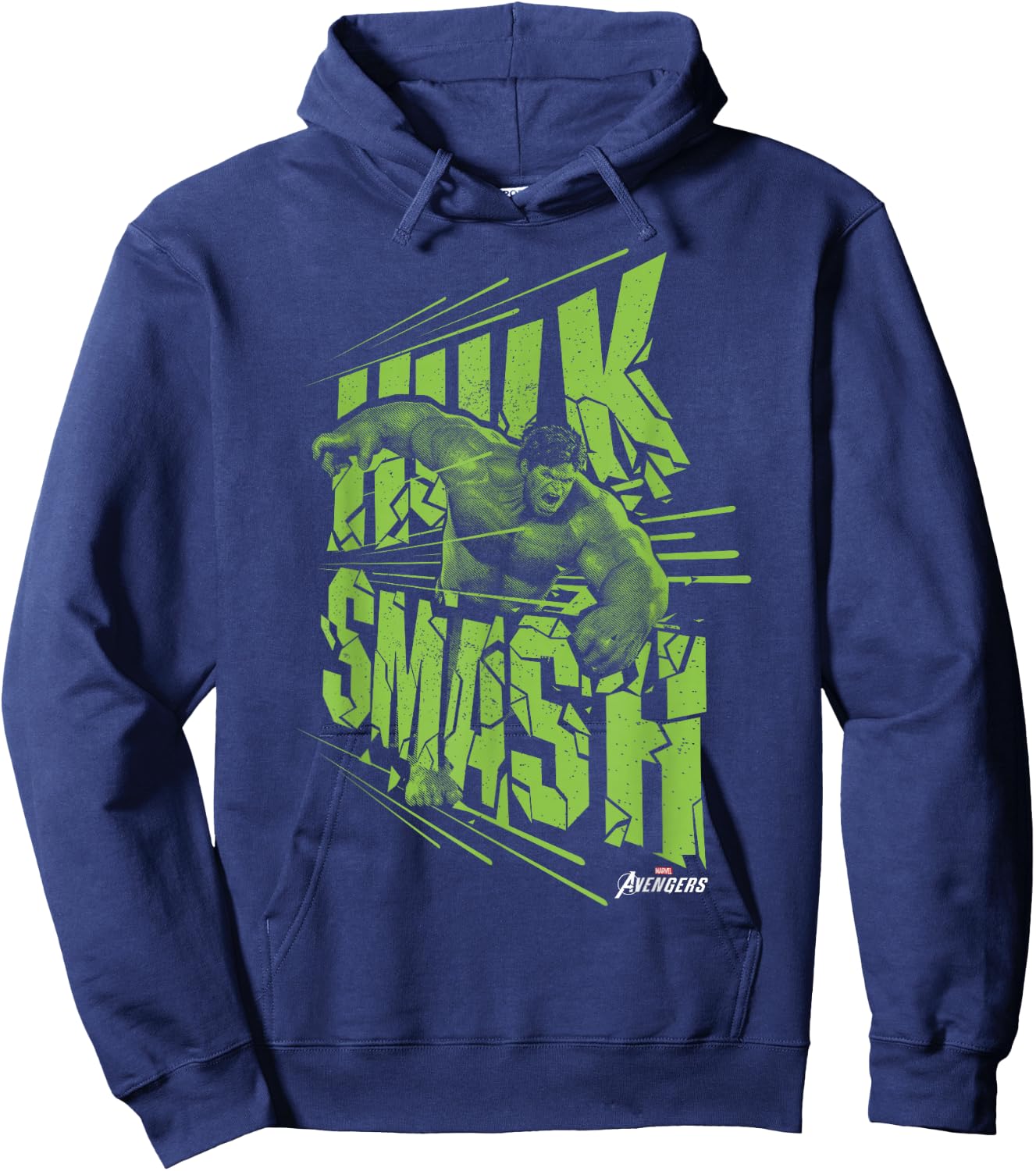 Marvel Avengers Game Hulk Smash Portrait Hoodie - Hoodie | Navy