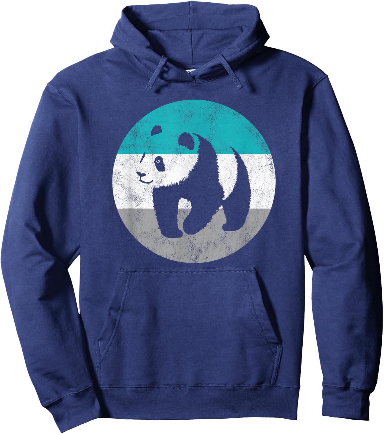 Panda Retro Gift or Boys Hoodie - Hoodie | Navy