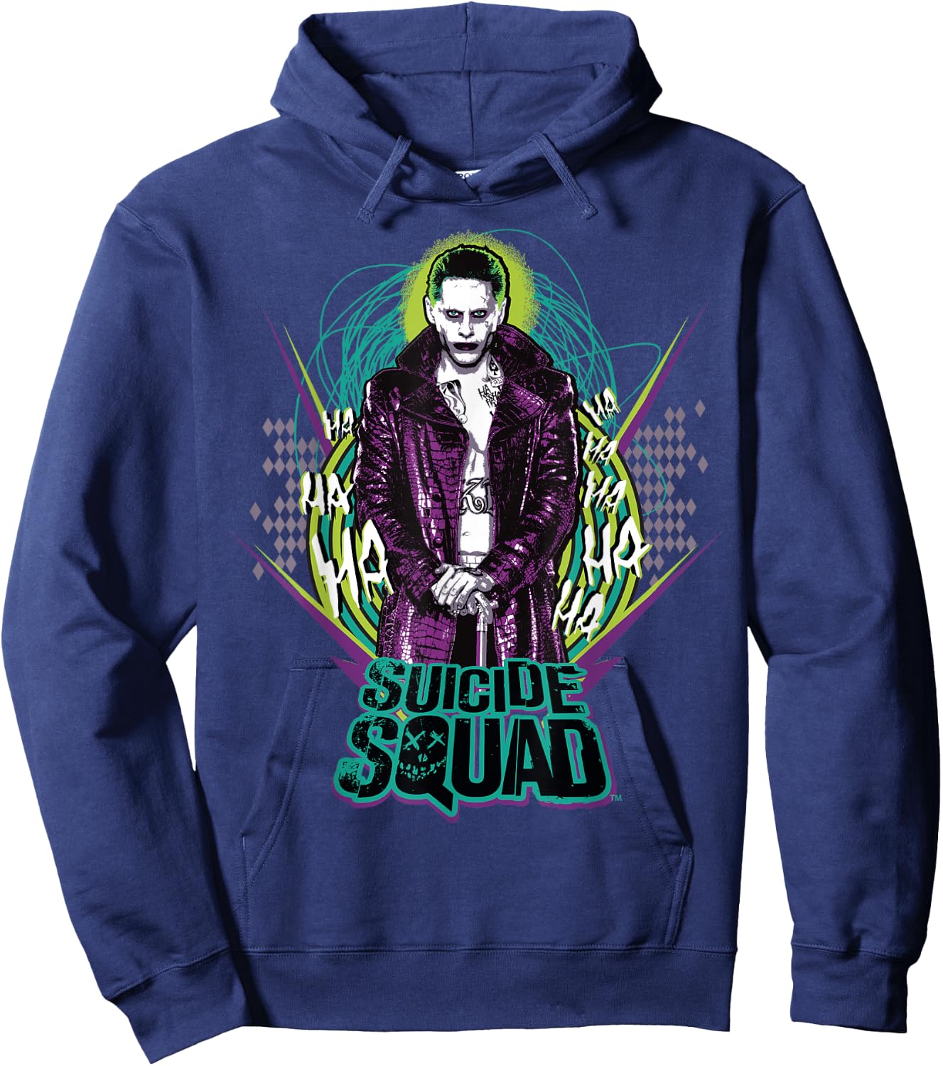 DC Suicide Squad Logo Joker Hoodie - Hoodie | Navy