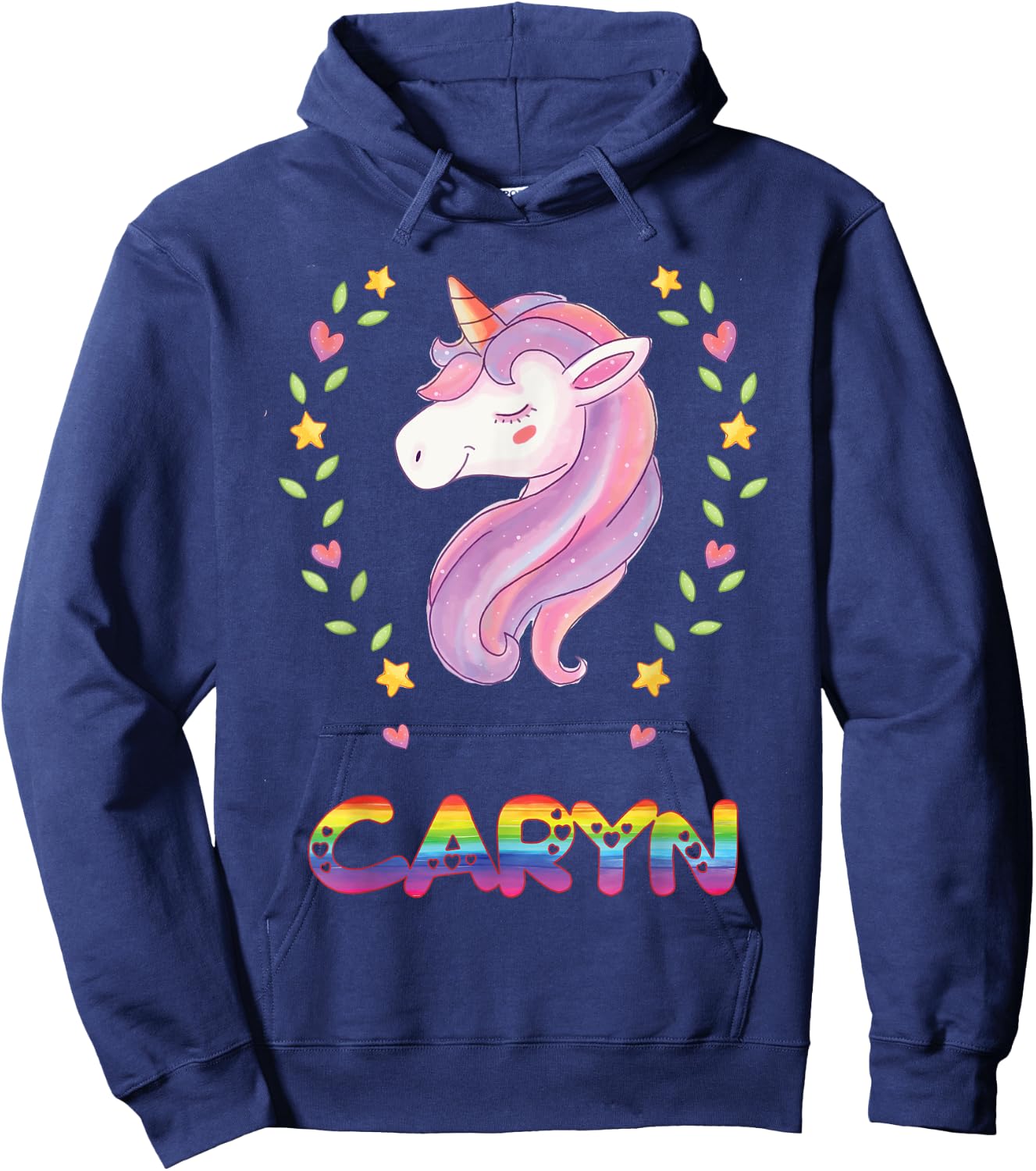 Caryn Name Hoodie - Hoodie | Navy