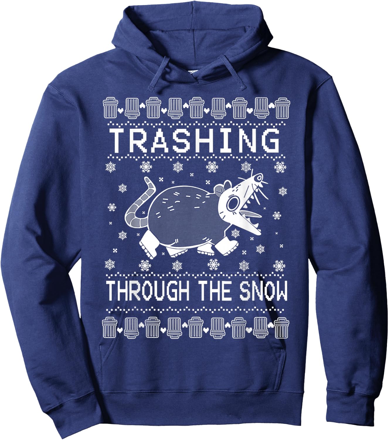 Trashing Through The Snow Hoodie - Hoodie | Navy