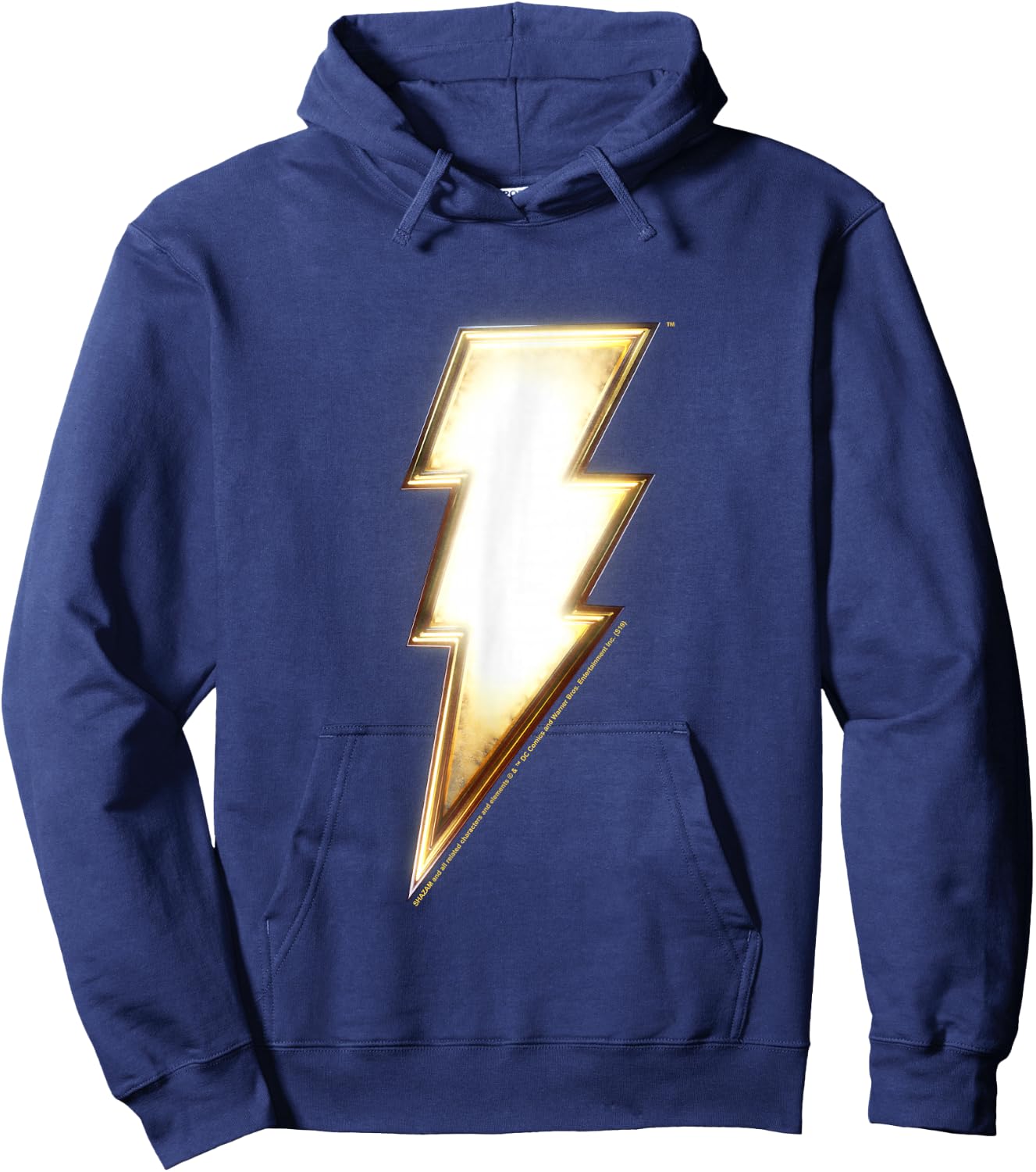 DC Comics Shazam Lightning Bolt Hoodie - Hoodie | Navy