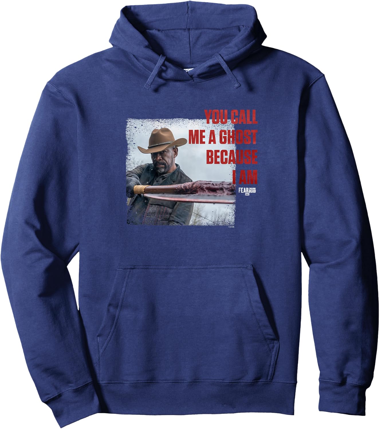 Fear The Walking Dead Morgan Call Me A Ghost Hoodie - Hoodie | Navy