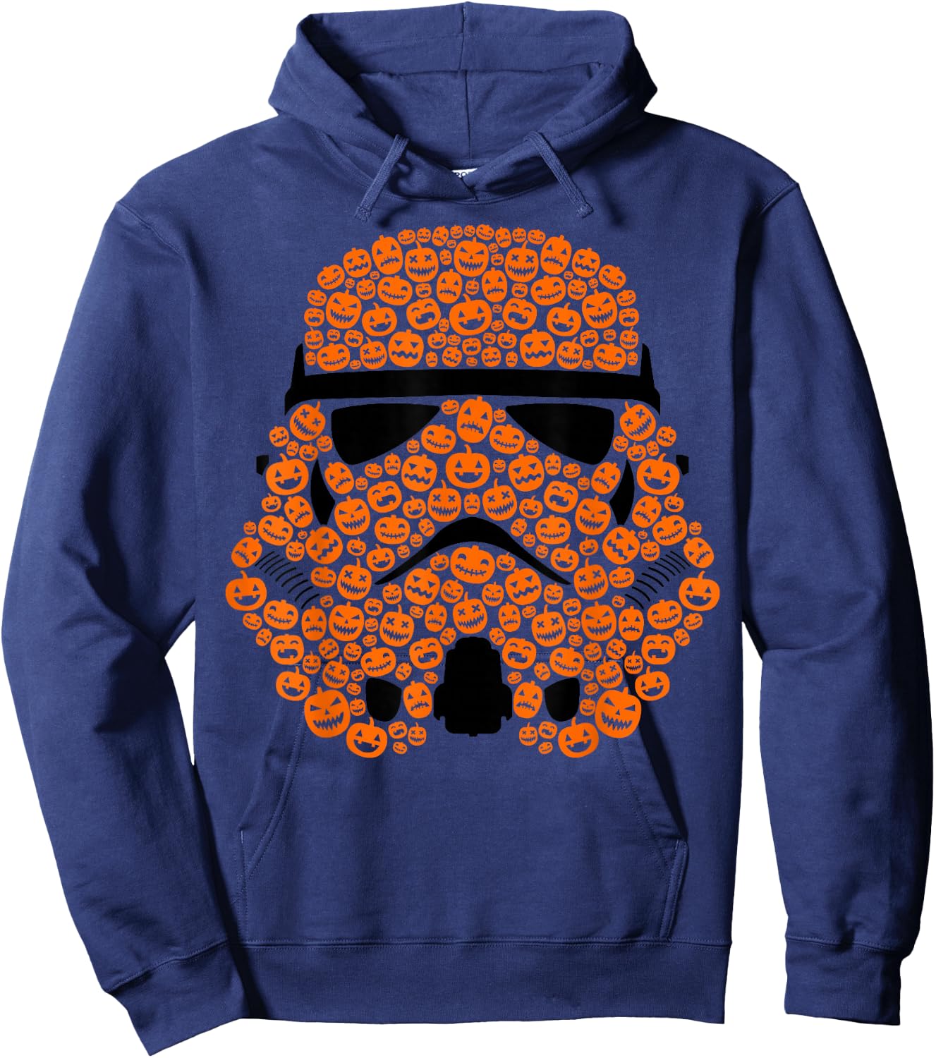 Star Wars Halloween Stormtrooper Big Face Hoodie - Hoodie | Navy