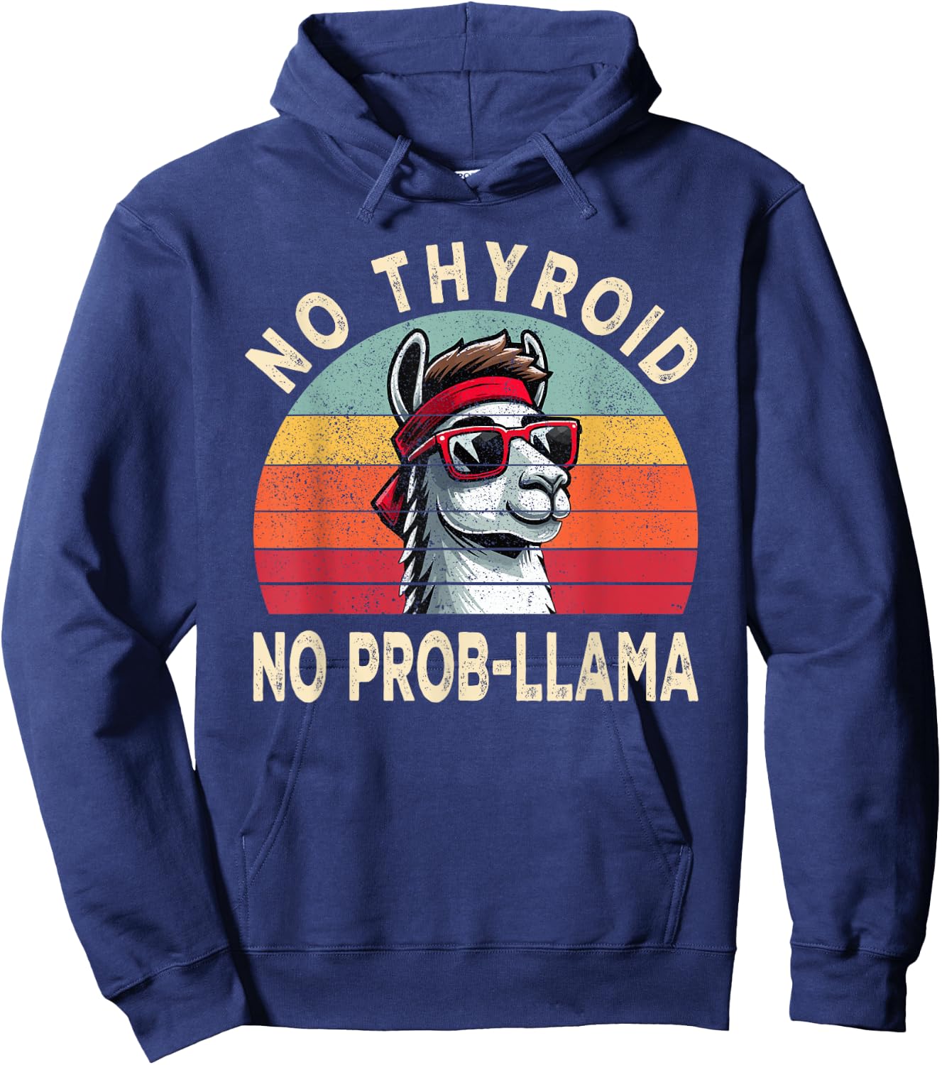 Thyroid Surgery Recovery Thoroid Cancer Hoodie - Hoodie | Navy