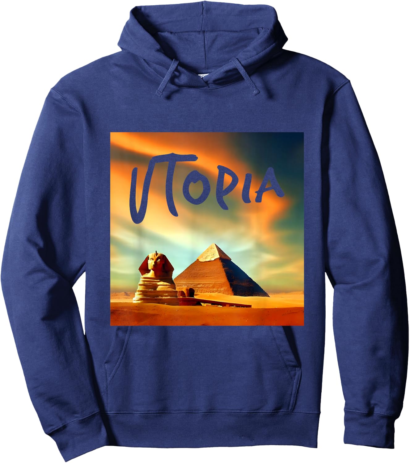 Utopia Rap Trap Hip Hop Music Hoodie - Hoodie | Navy