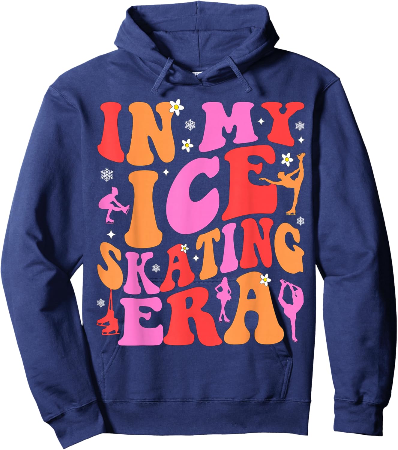 In My Ice Skating Era Hoodie - Hoodie | Navy