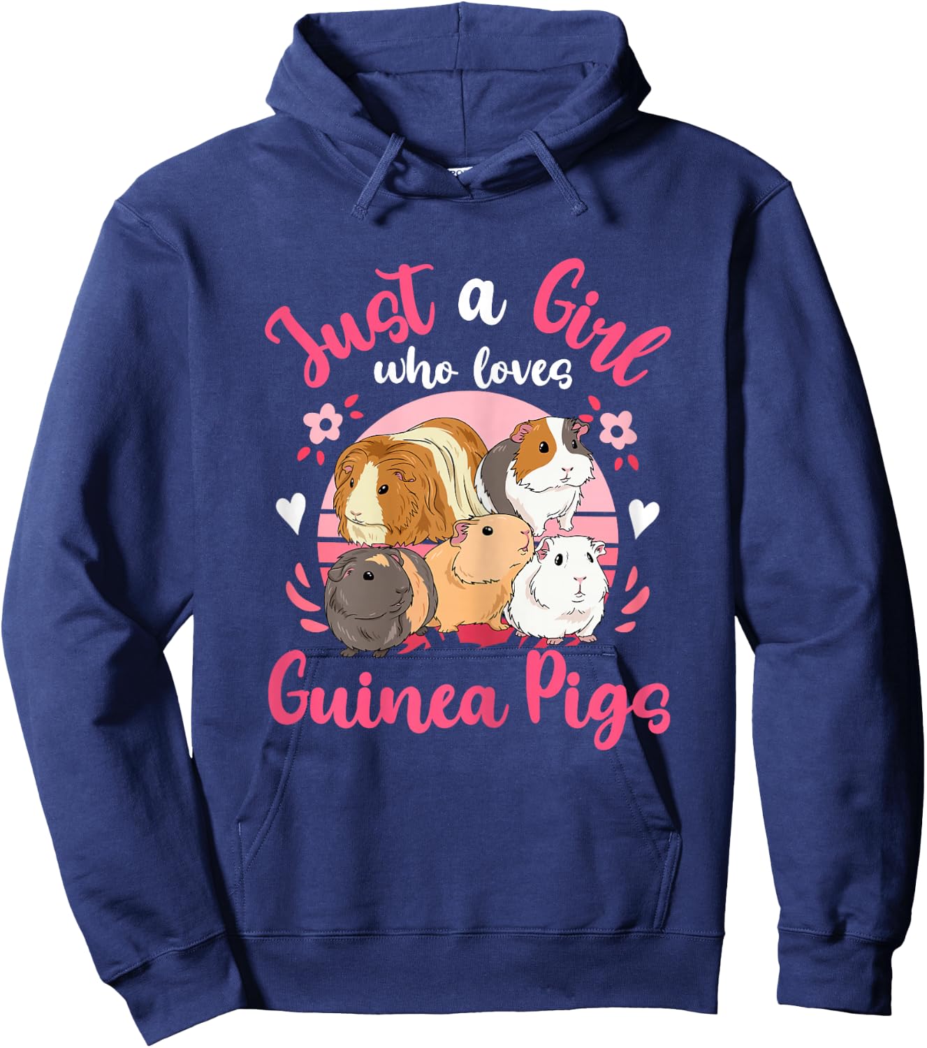 Guinea Pig Just a Girl Who Loves Guinea Pigs Hoodie - Hoodie | Navy