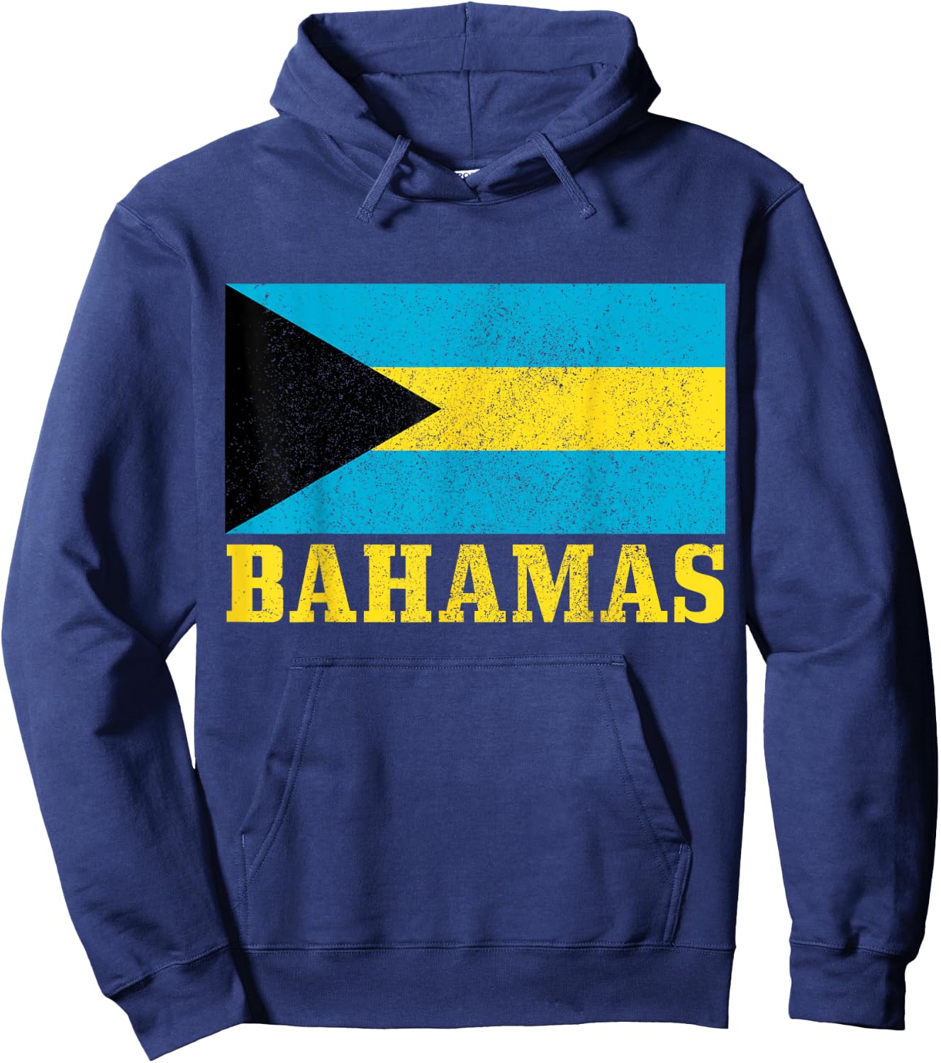 Bahamas Flag Vintage Caribbean Souvenir Hoodie - Hoodie | Navy