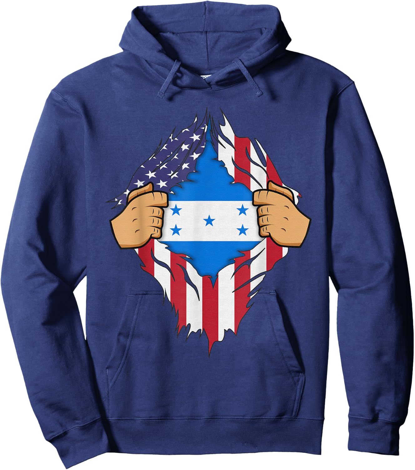HONDURAN FLAG HONDURAS Men Women Kids Gift Hoodie - Hoodie | Navy