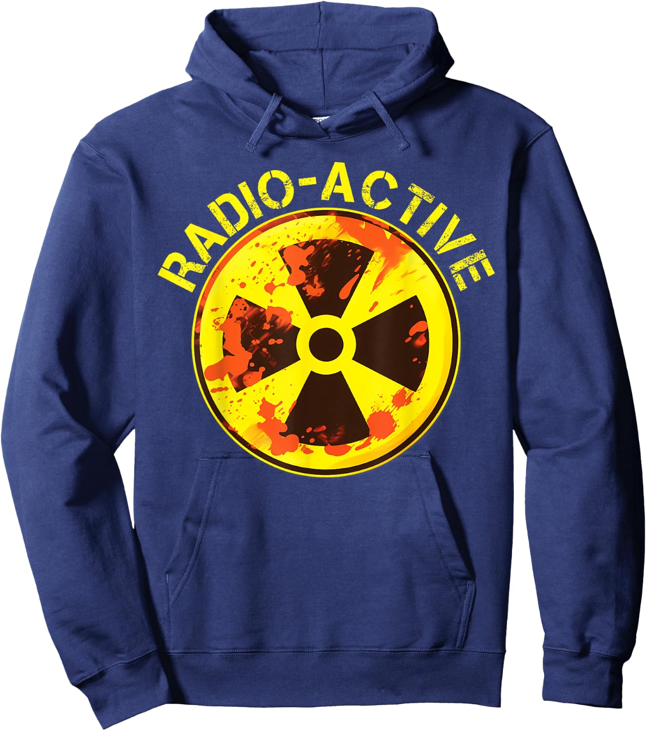 Radioactive Nuclear War Symbol Radio-Active Hoodie - Hoodie | Navy