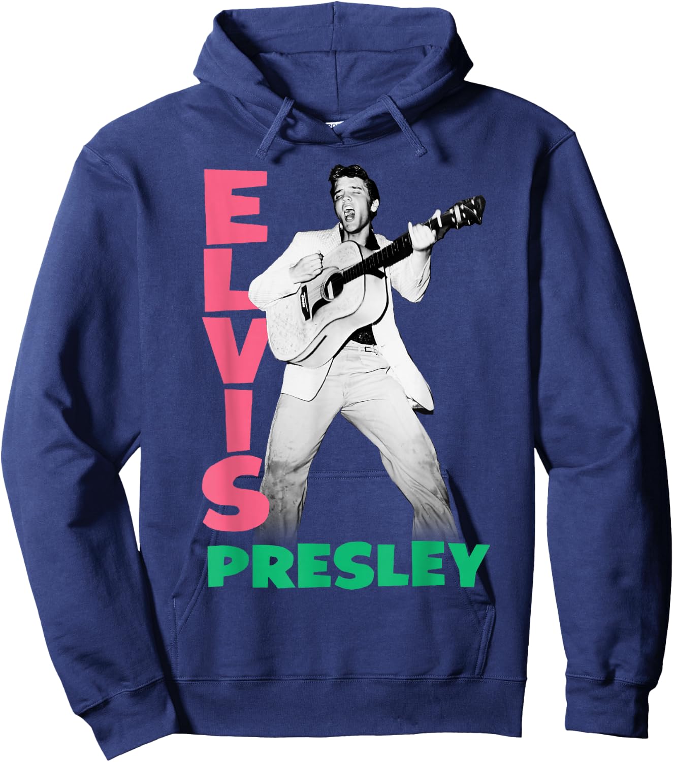 Elvis Presley Official 1956 Hoodie - Hoodie | Navy