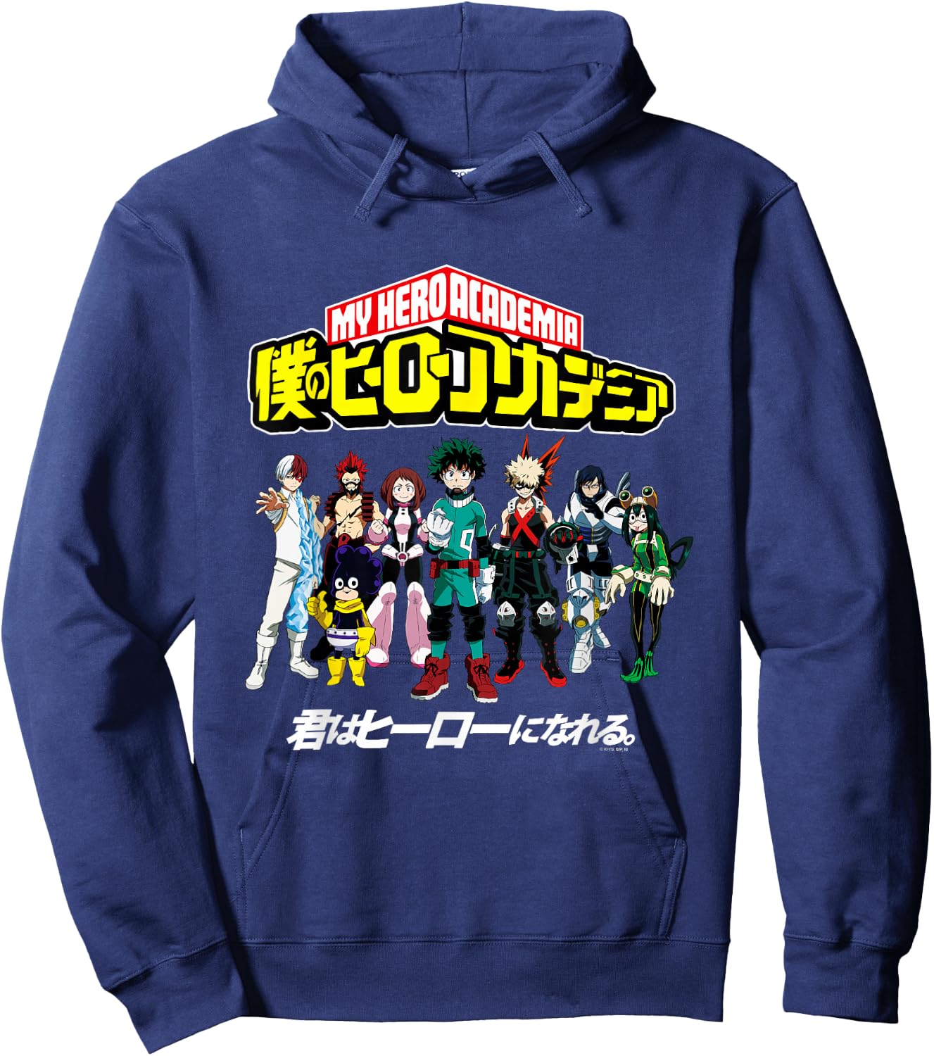 My Hero Academia Class 1A Group Shot Anime Hoodie - Hoodie | Navy