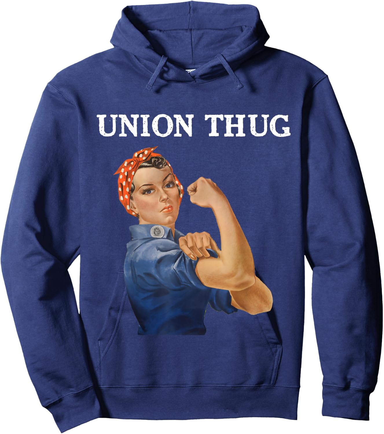Union Thug Rosie Teacher Nurse Public Service Hoodie - Hoodie | Navy