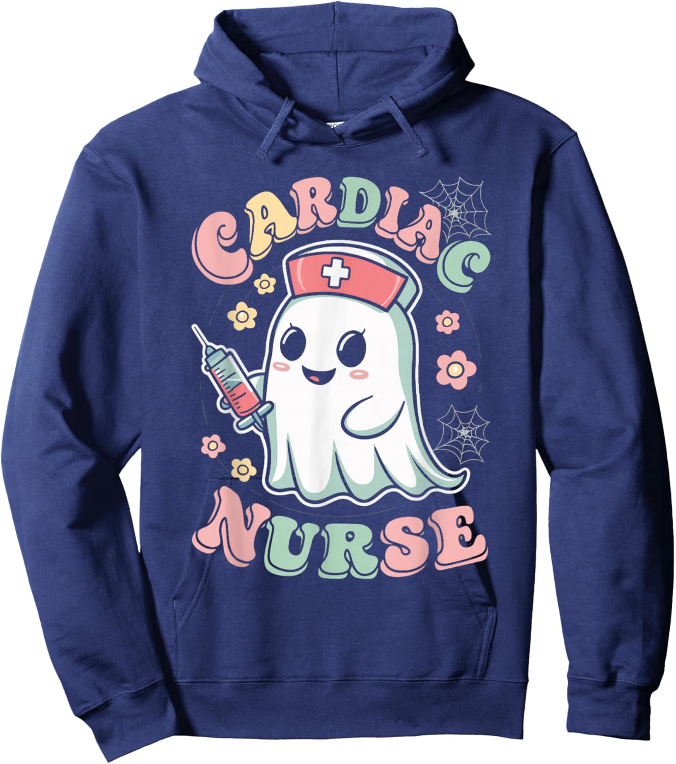 Cardiac Nurse Cardiology Heart Care Hoodie - Hoodie | Navy