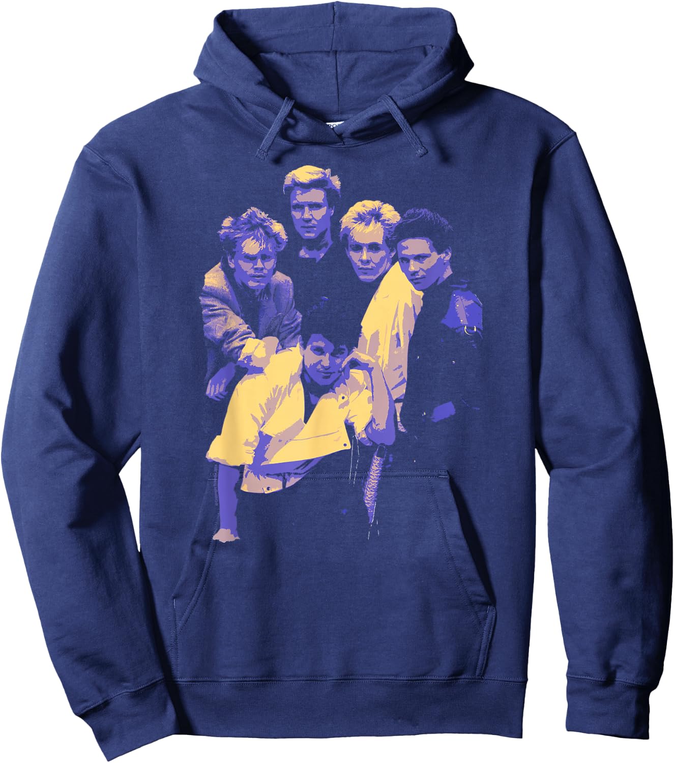 TV Times Duran Duran Band Portrait Blue 1983 Hoodie - Hoodie | Navy