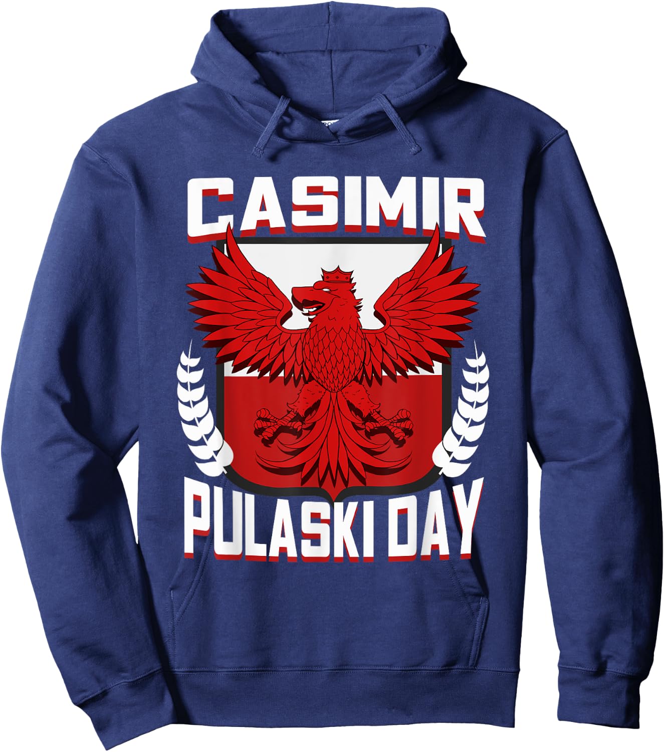 Casimir Pulaski Day Polish Eagle Gift Hoodie - Hoodie | Navy